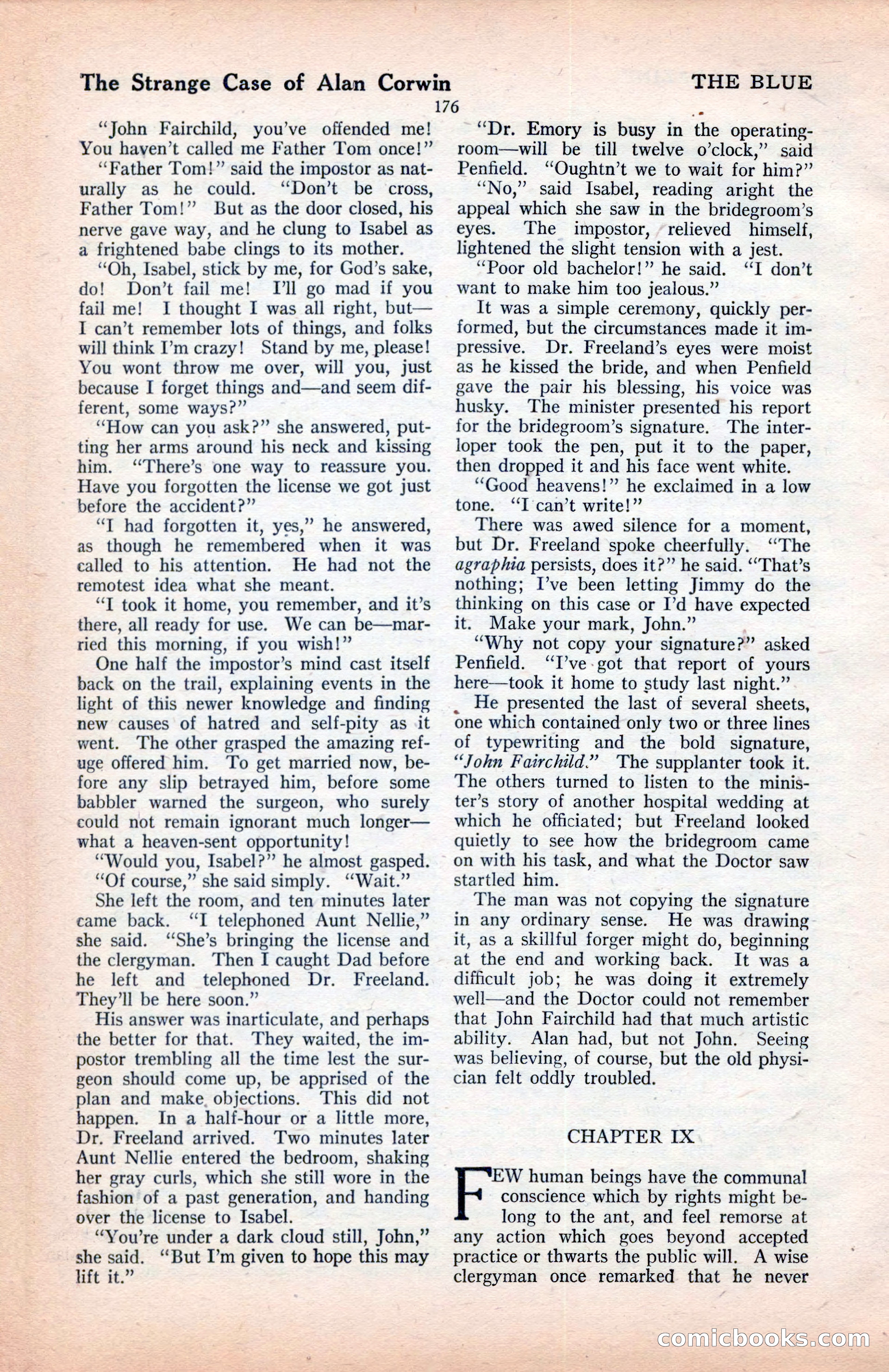 The Blue Book Magazine, January 1922 — page 182 of 208