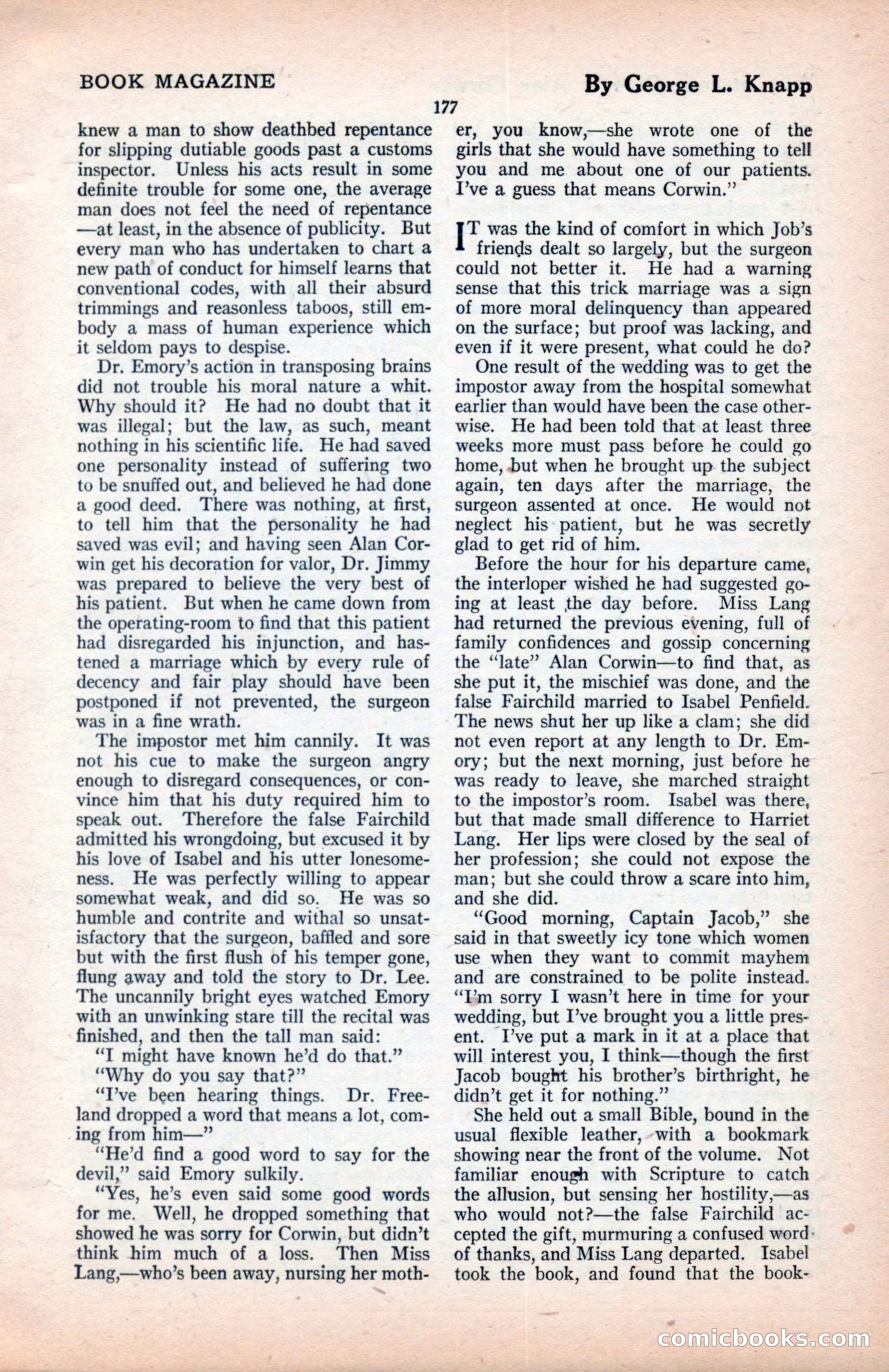 The Blue Book Magazine, January 1922 — page 183 of 208