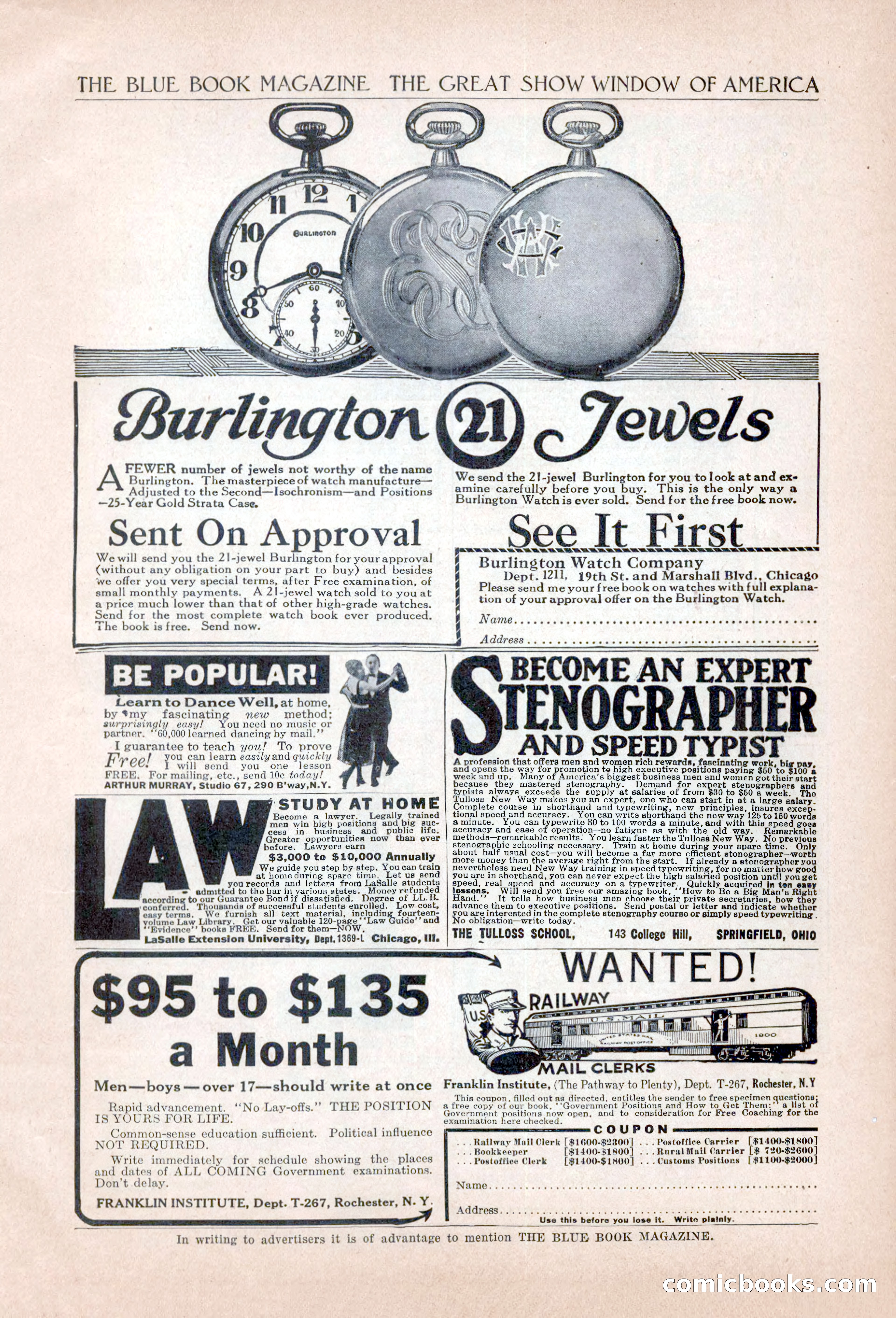 The Blue Book Magazine, January 1922 — page 203 of 208