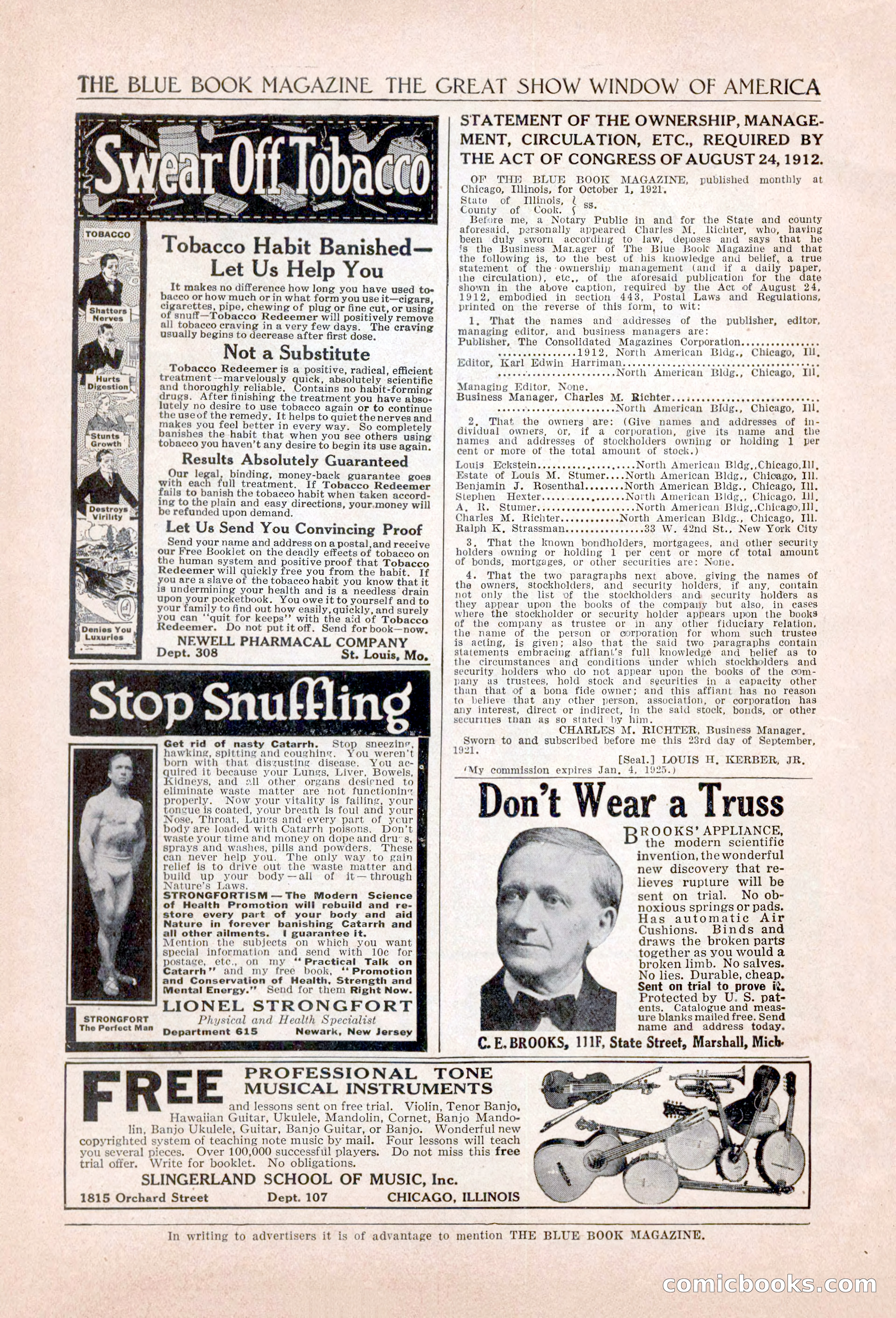 The Blue Book Magazine, January 1922 — page 204 of 208