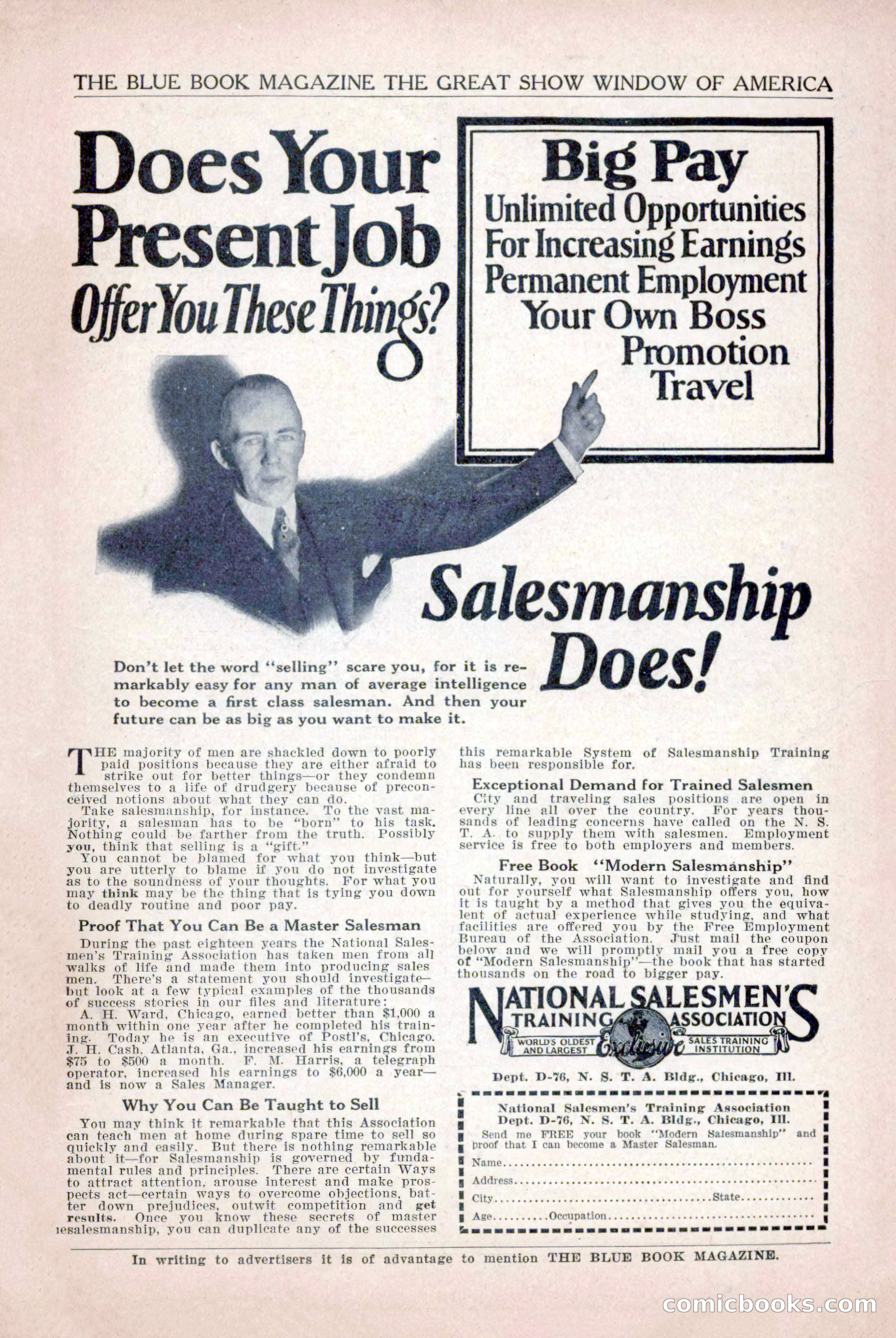 The Blue Book Magazine, April 1926 — page 3 of 208