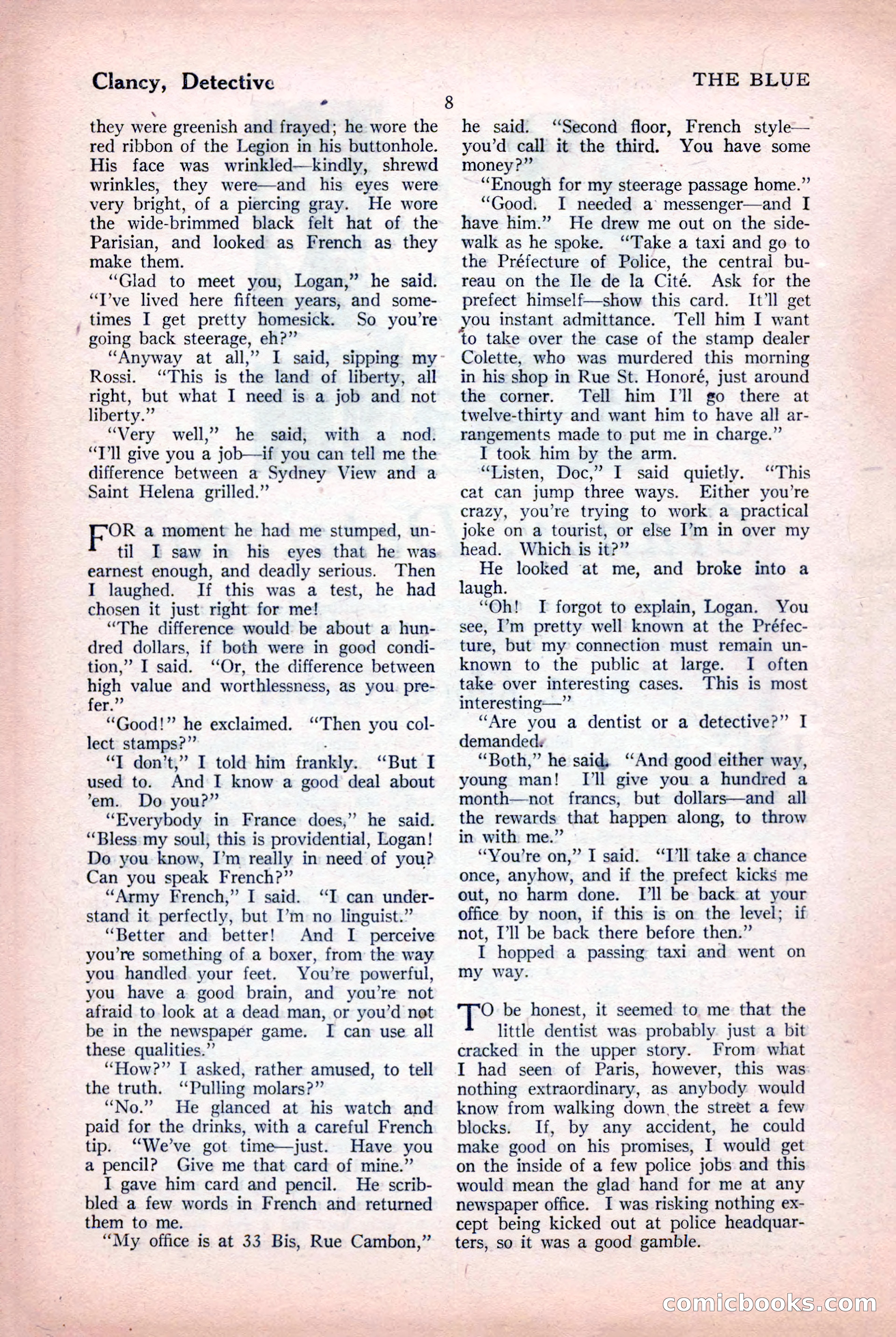 The Blue Book Magazine, April 1926 — page 10 of 208