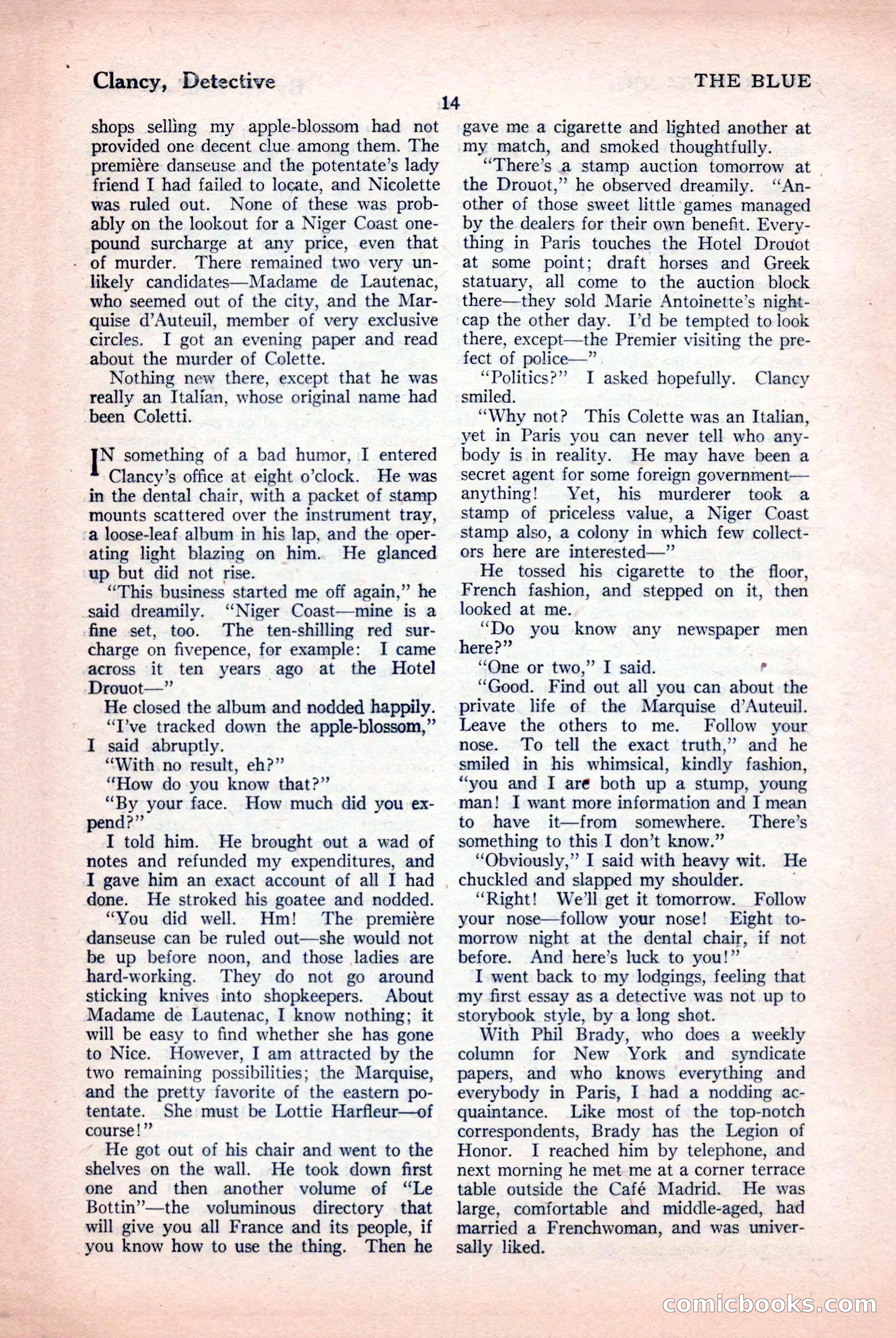The Blue Book Magazine, April 1926 — page 16 of 208