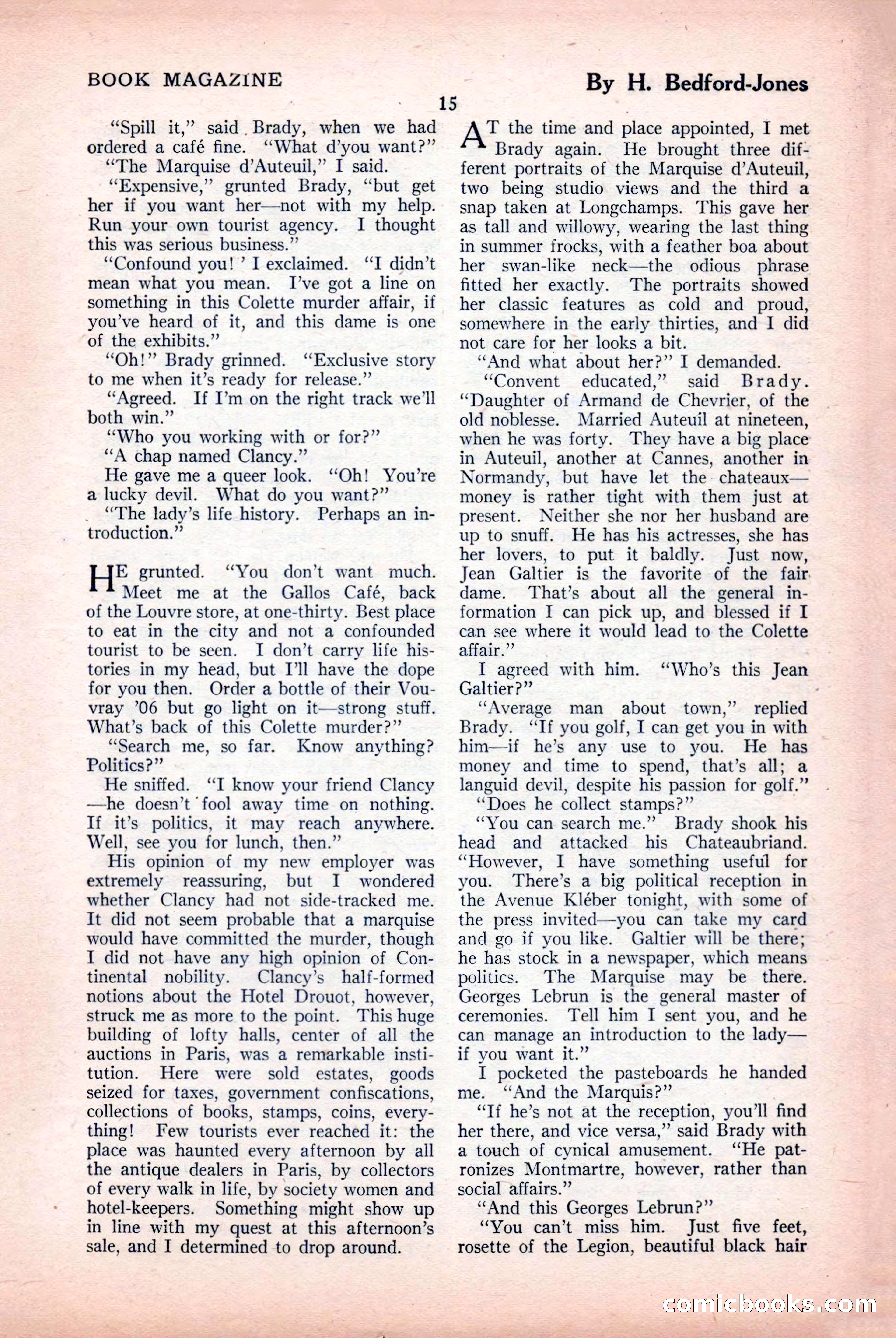 The Blue Book Magazine, April 1926 — page 17 of 208