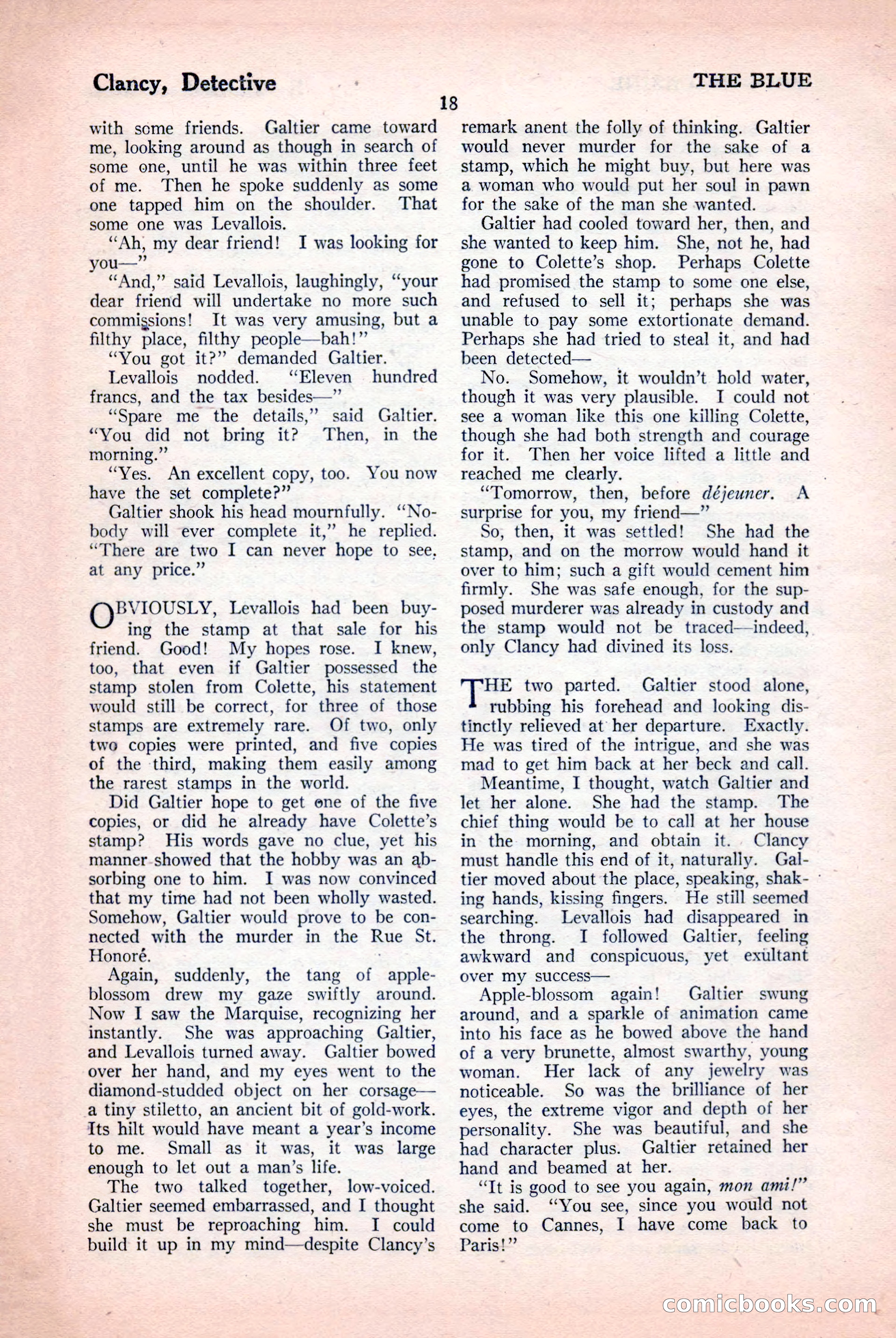 The Blue Book Magazine, April 1926 — page 20 of 208