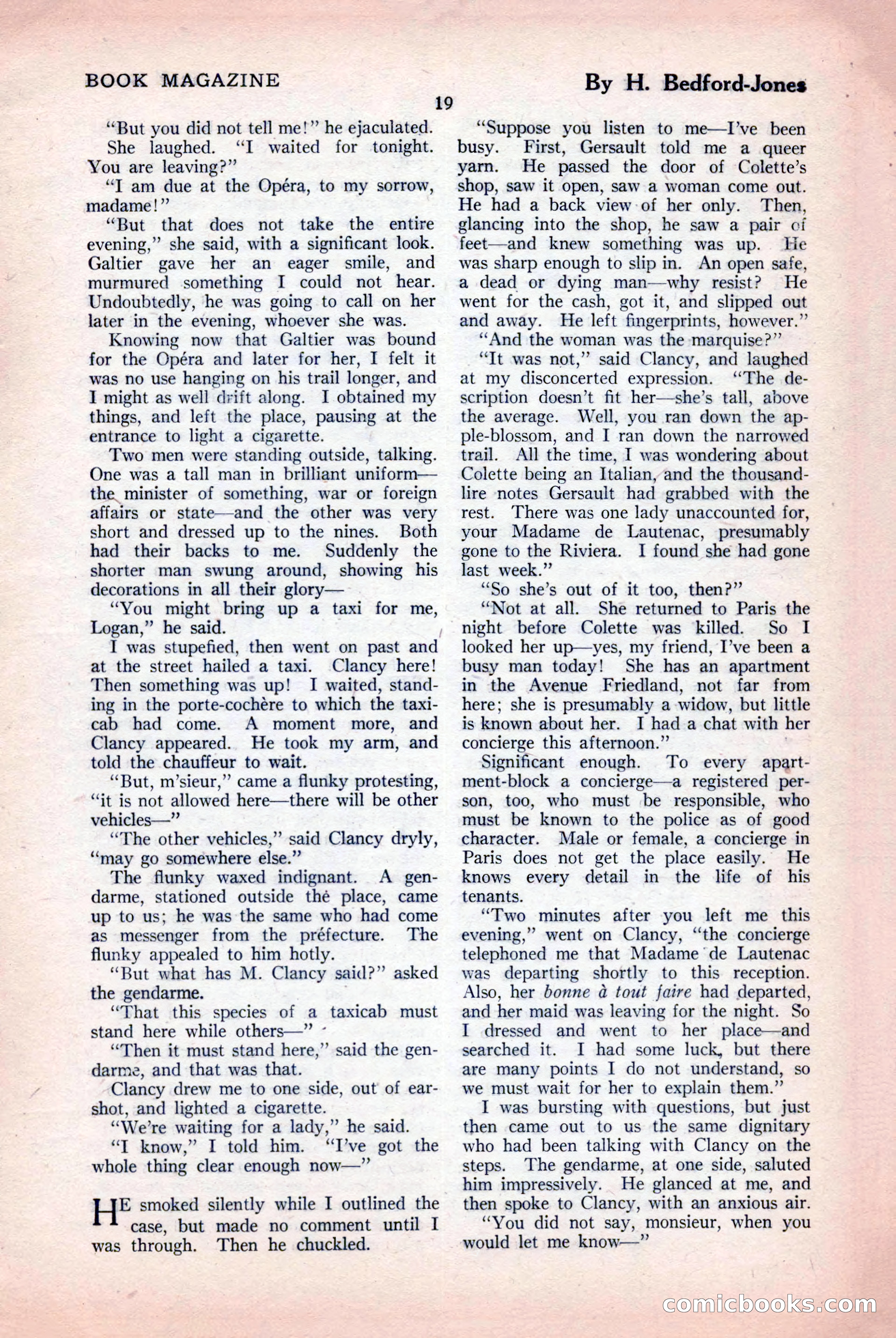 The Blue Book Magazine, April 1926 — page 21 of 208