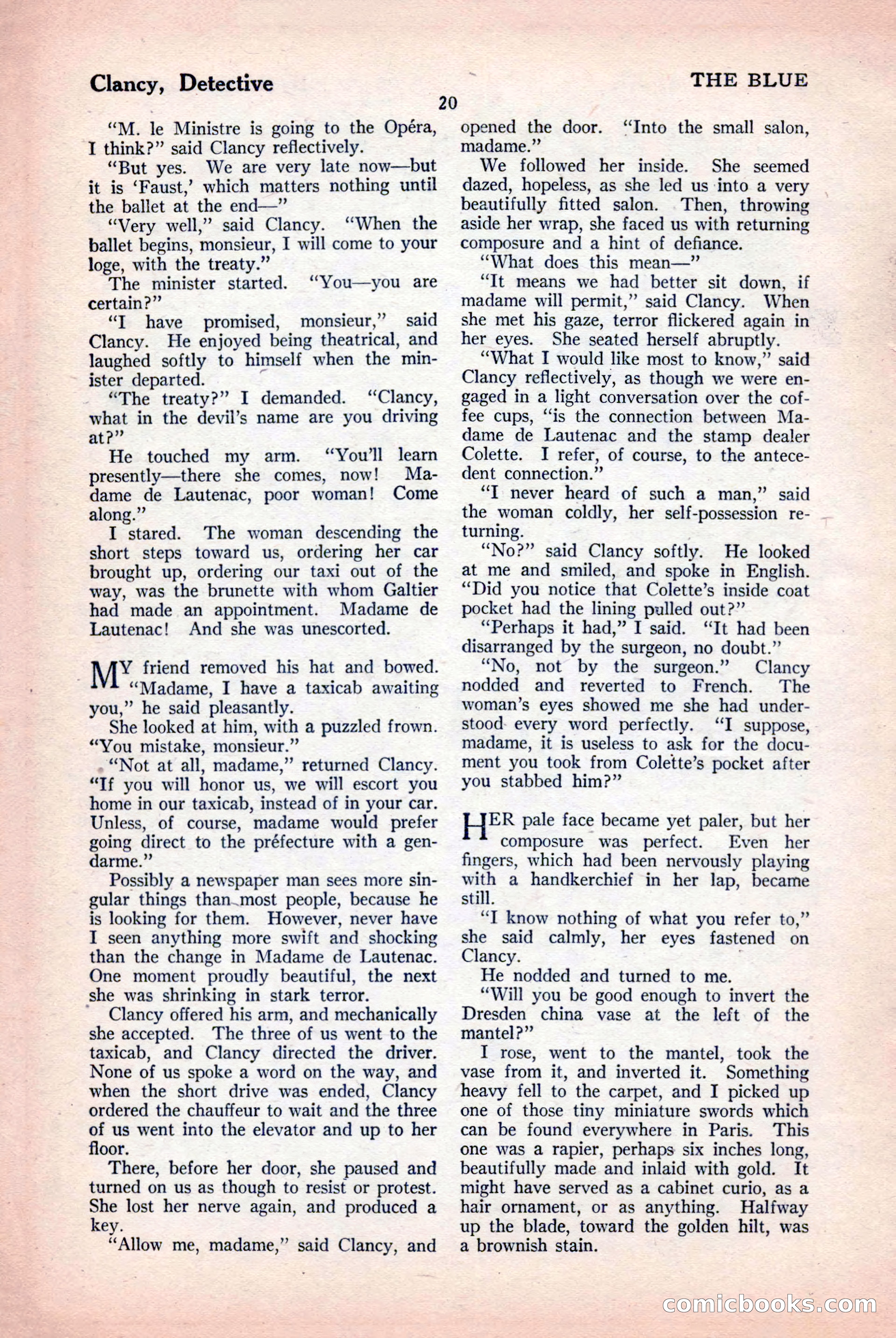 The Blue Book Magazine, April 1926 — page 22 of 208