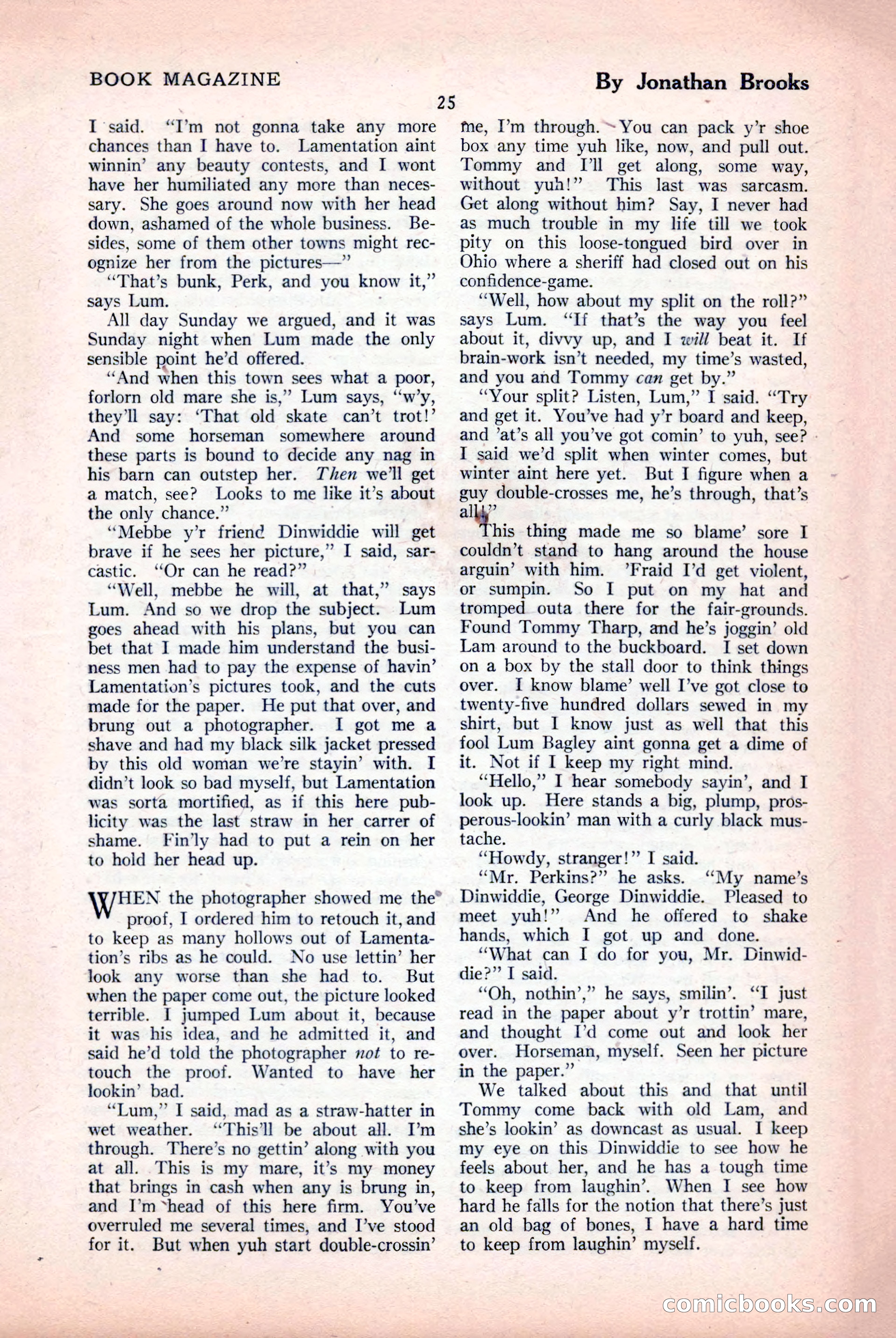 The Blue Book Magazine, April 1926 — page 27 of 208