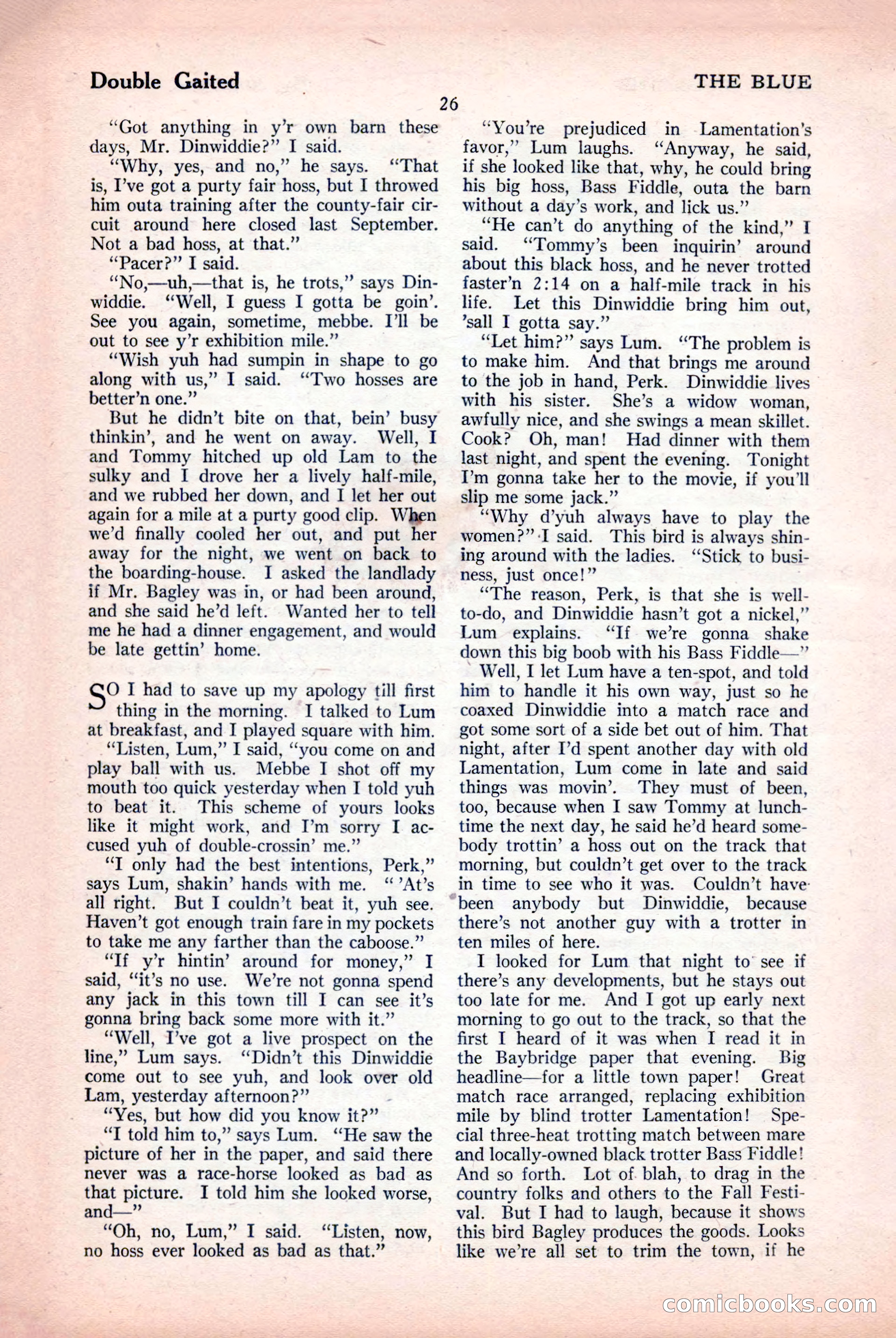 The Blue Book Magazine, April 1926 — page 28 of 208