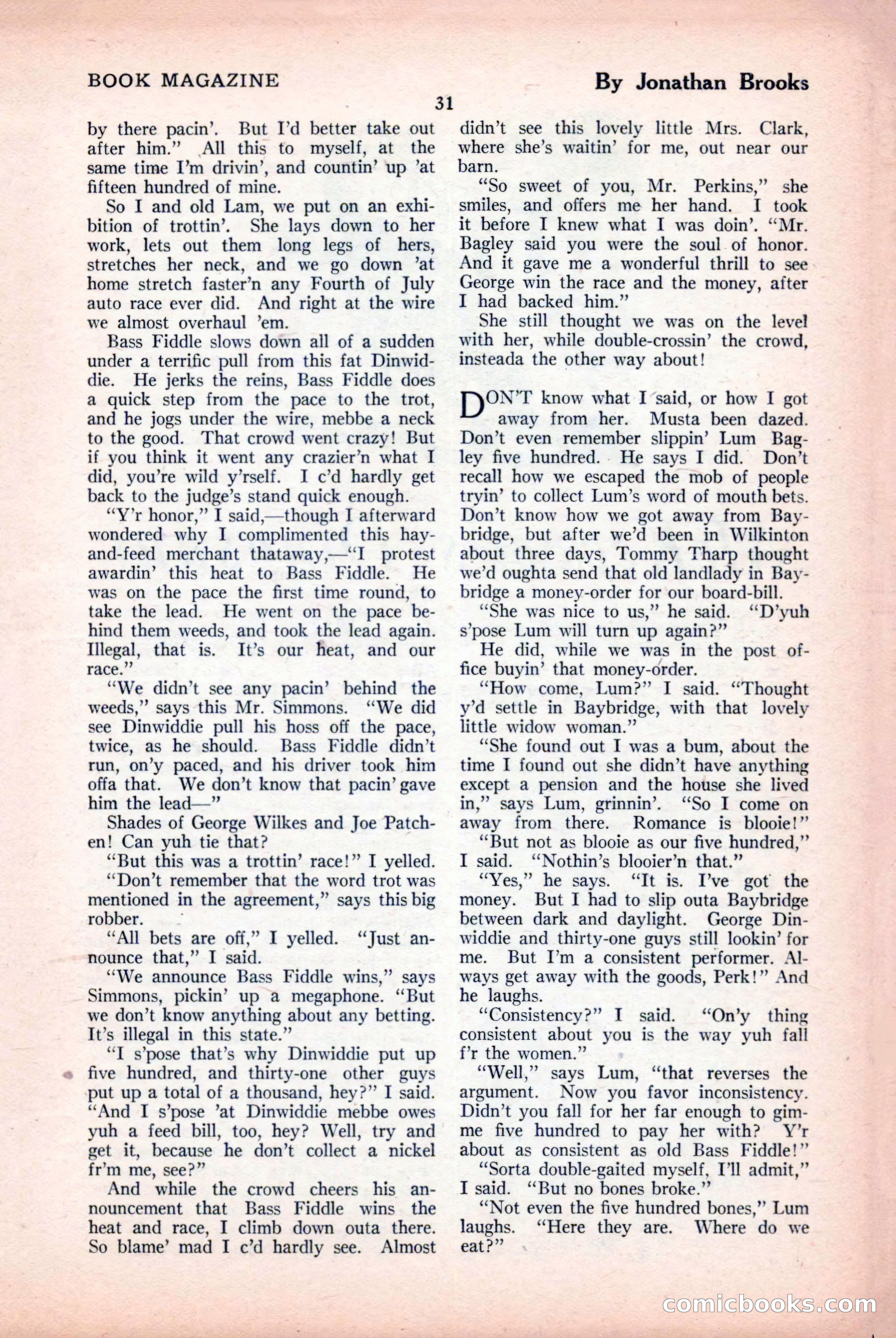The Blue Book Magazine, April 1926 — page 33 of 208