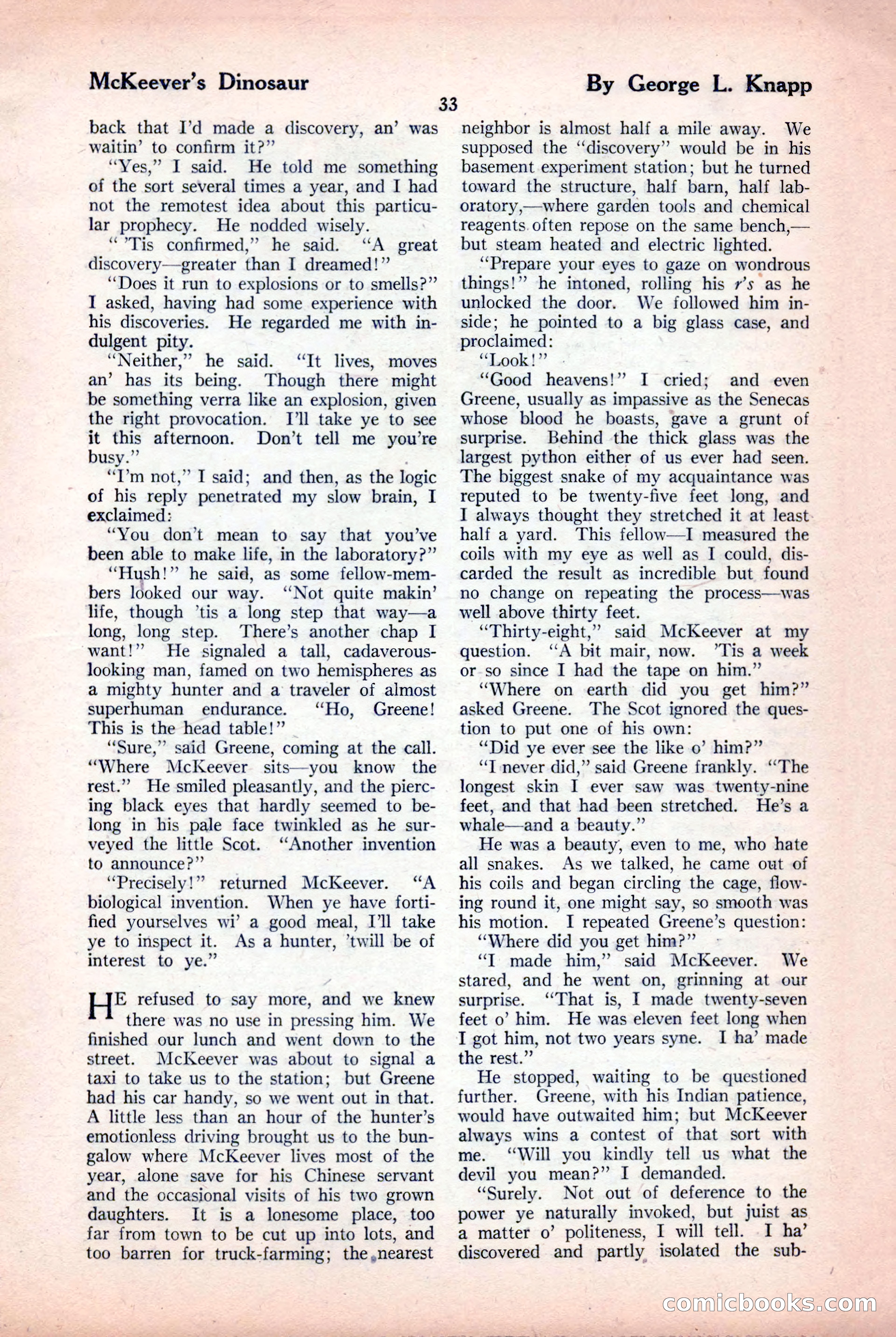 The Blue Book Magazine, April 1926 — page 35 of 208