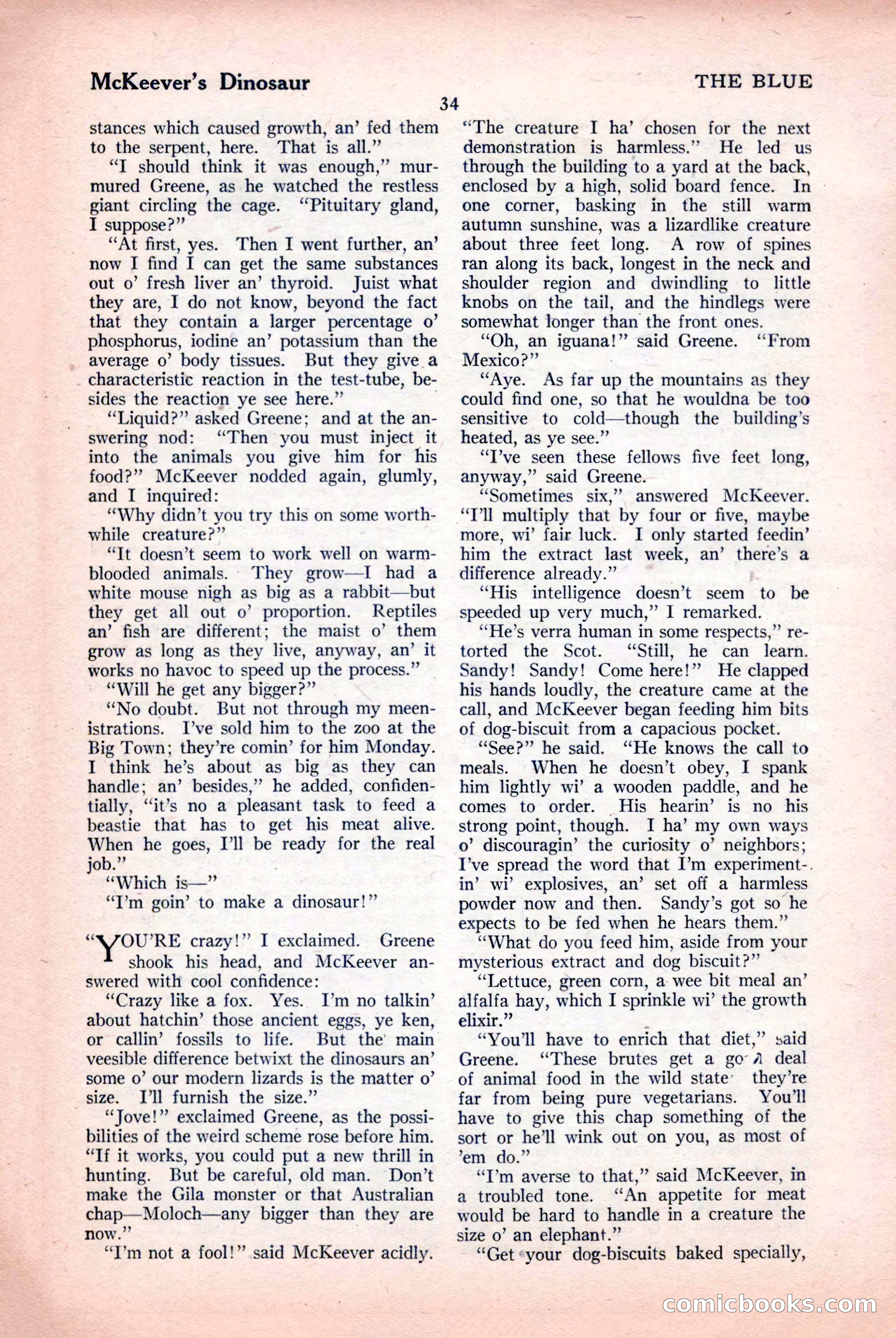 The Blue Book Magazine, April 1926 — page 36 of 208
