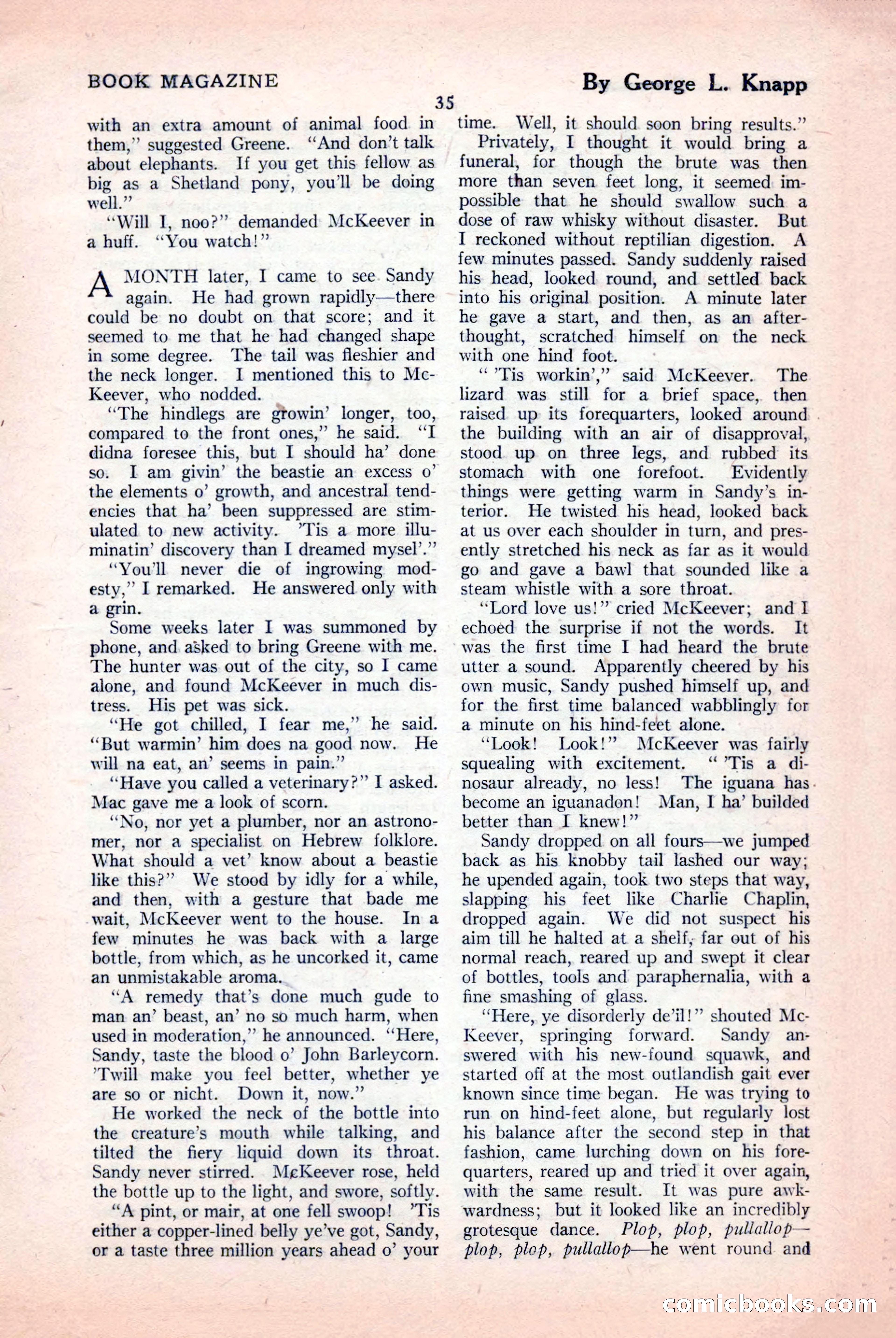 The Blue Book Magazine, April 1926 — page 37 of 208