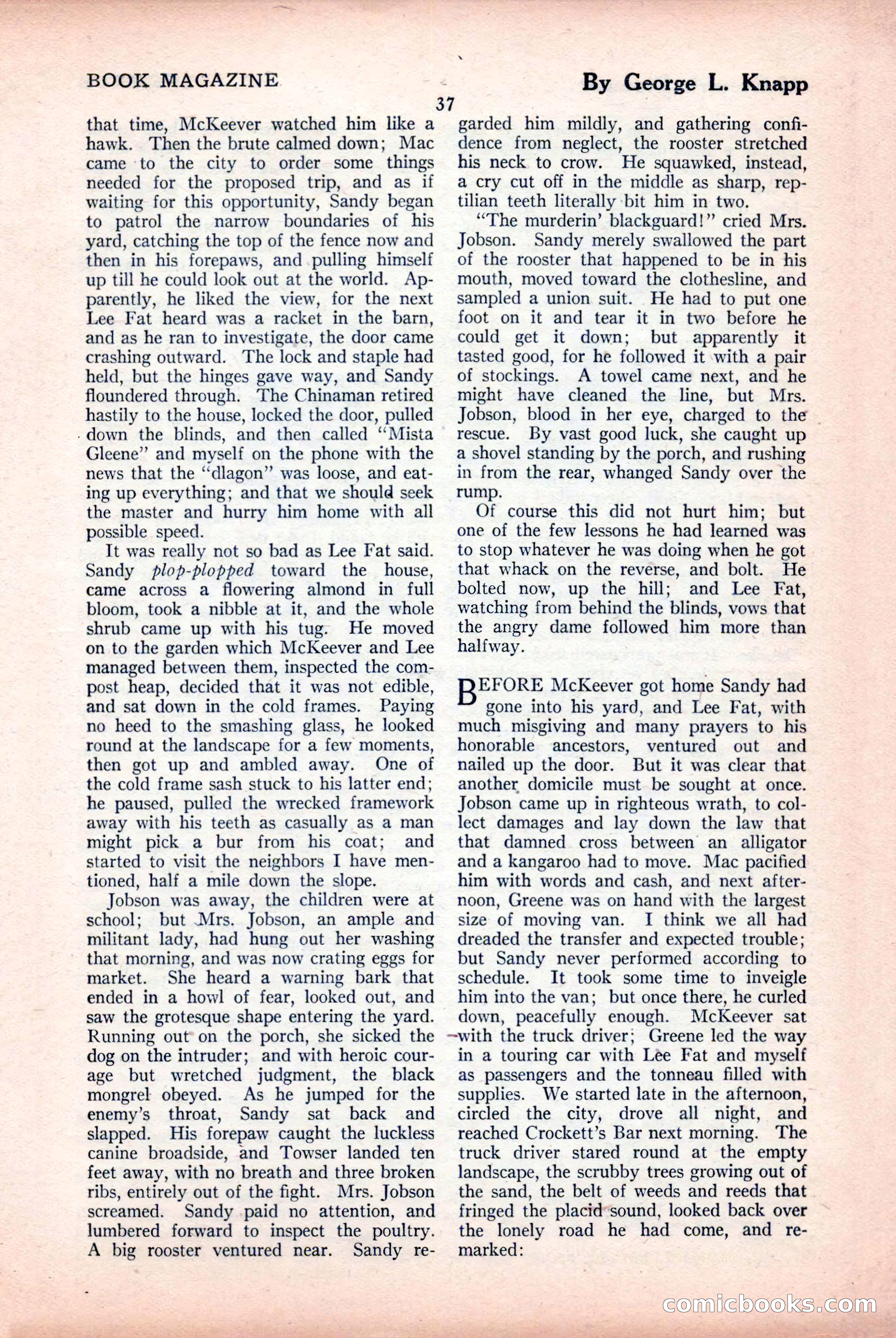 The Blue Book Magazine, April 1926 — page 39 of 208