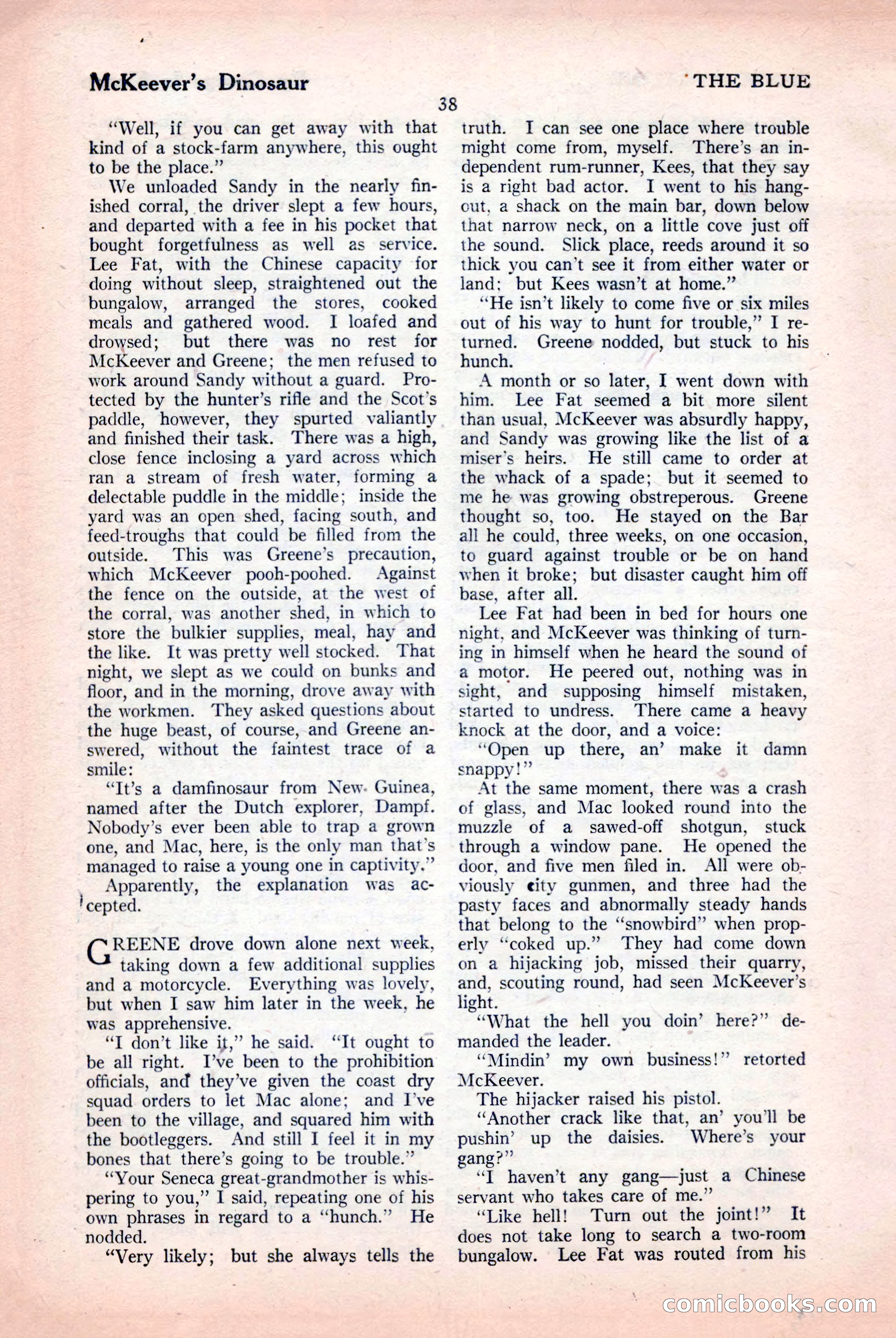 The Blue Book Magazine, April 1926 — page 40 of 208