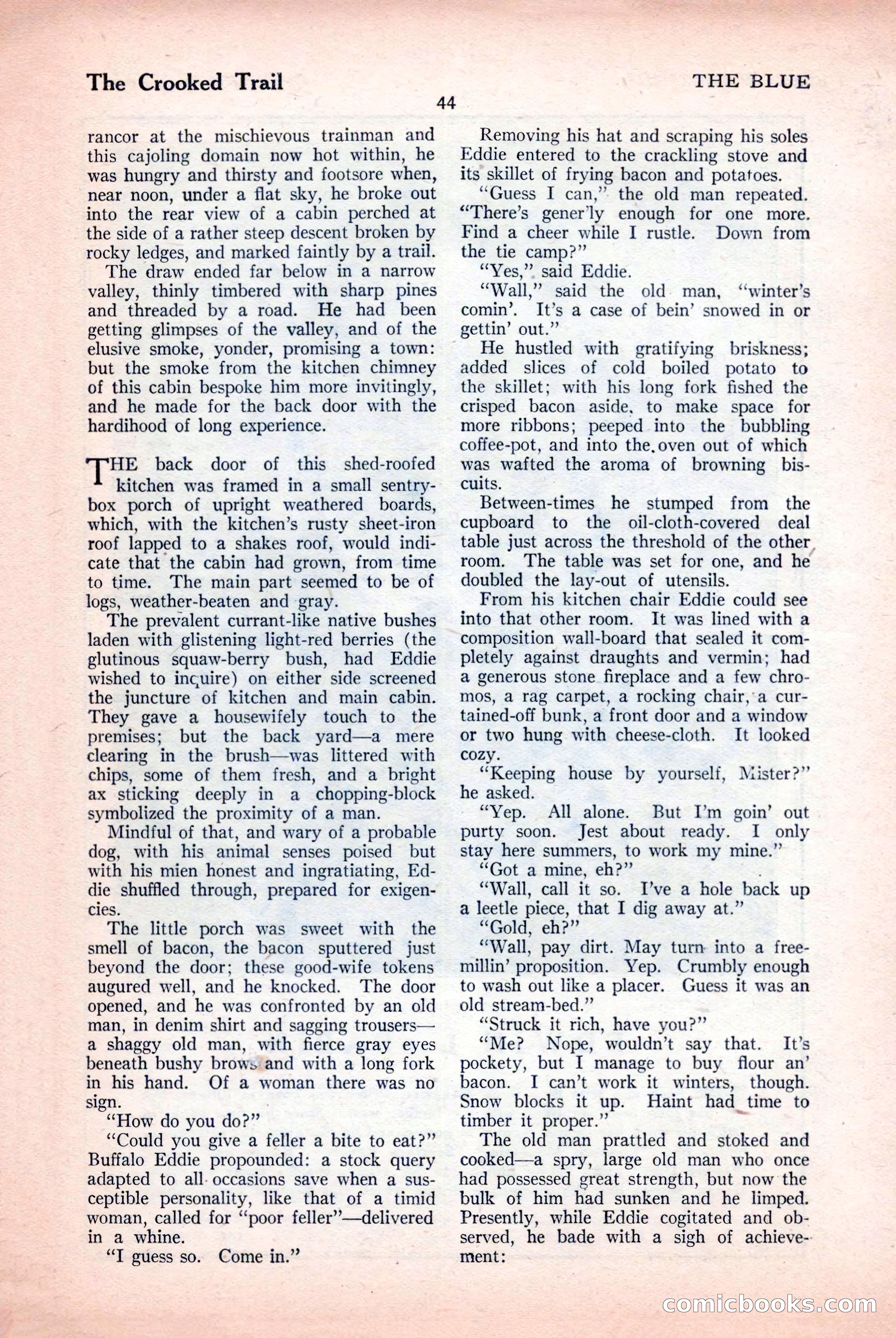 The Blue Book Magazine, April 1926 — page 46 of 208