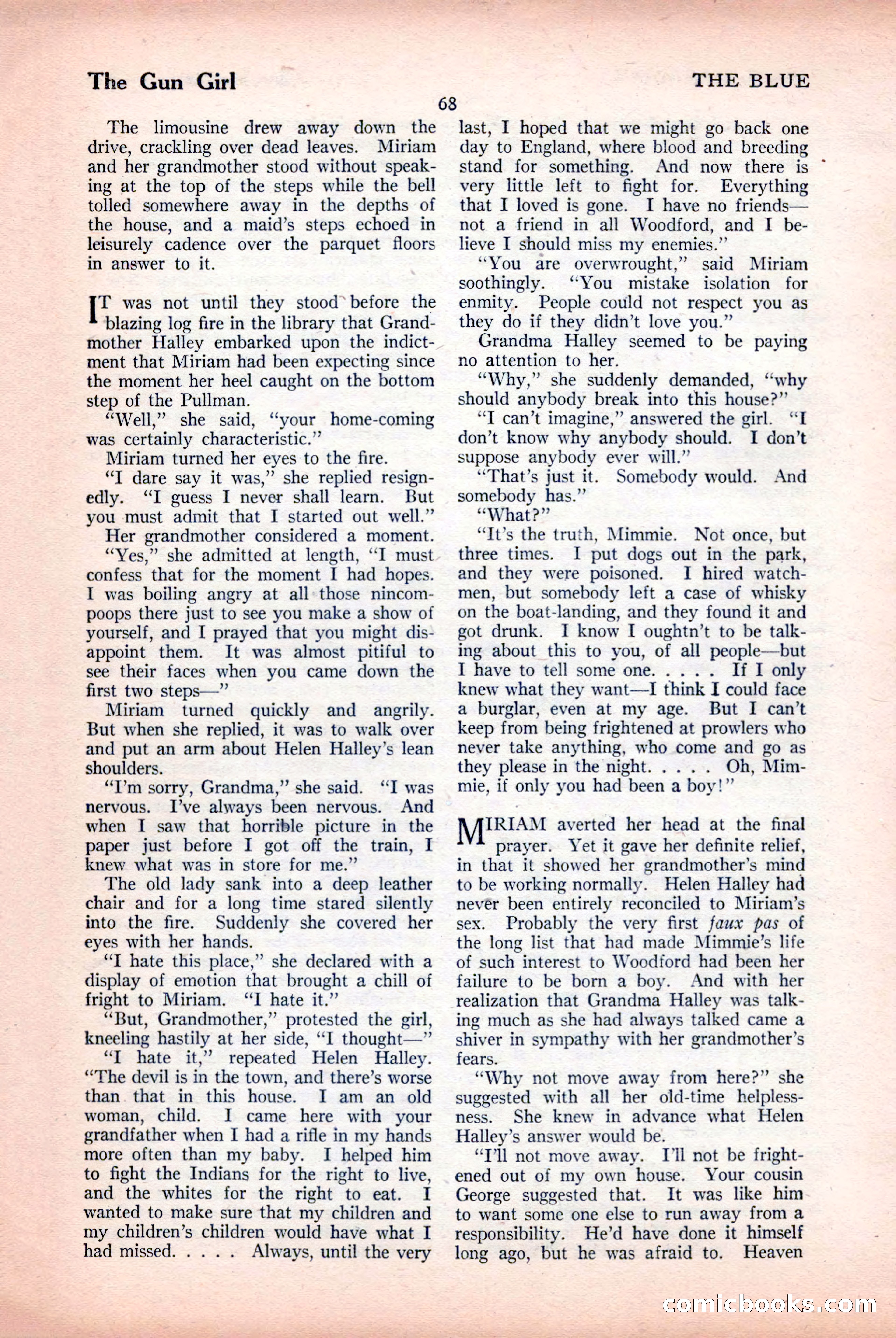 The Blue Book Magazine, April 1926 — page 70 of 208