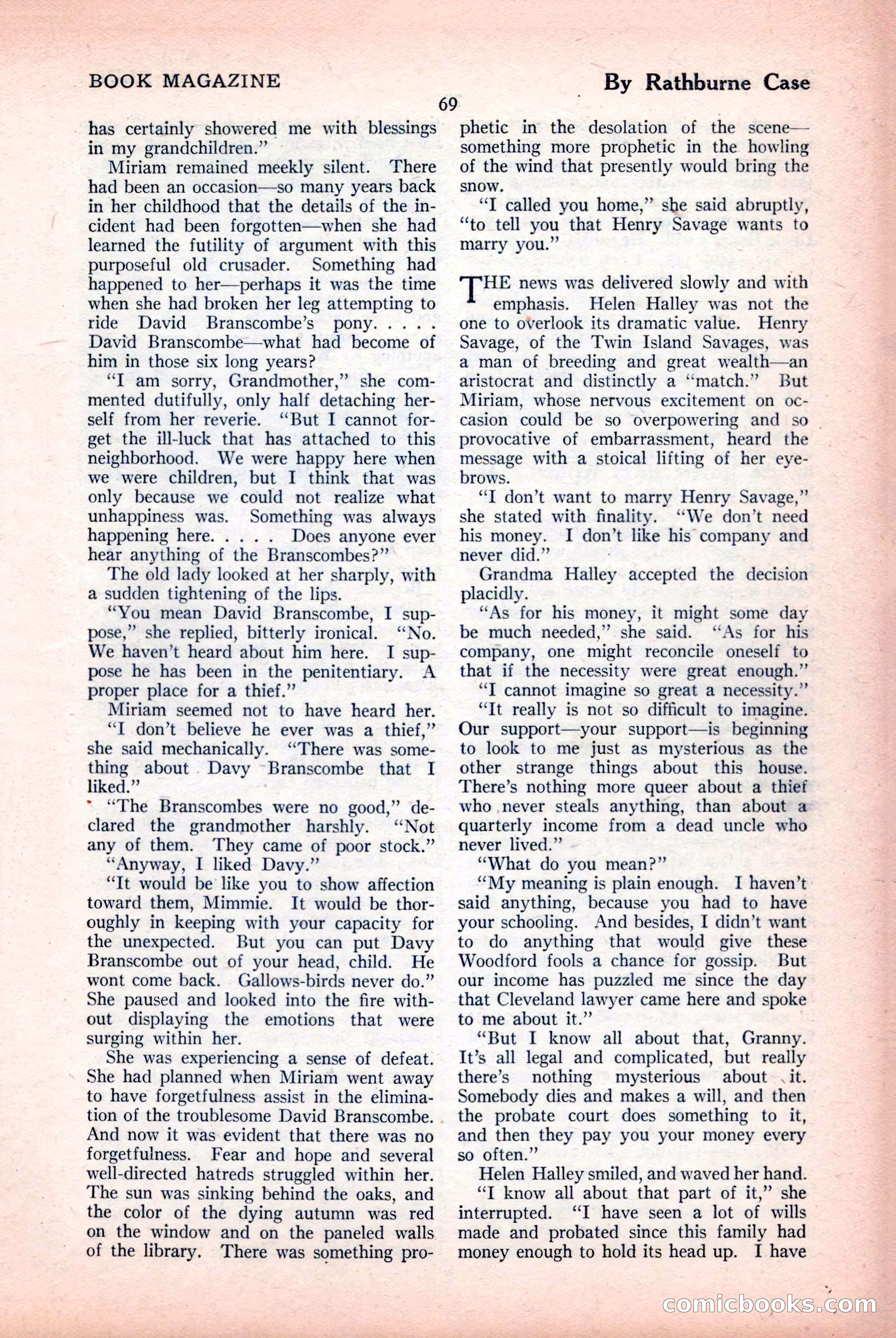The Blue Book Magazine, April 1926 — page 71 of 208
