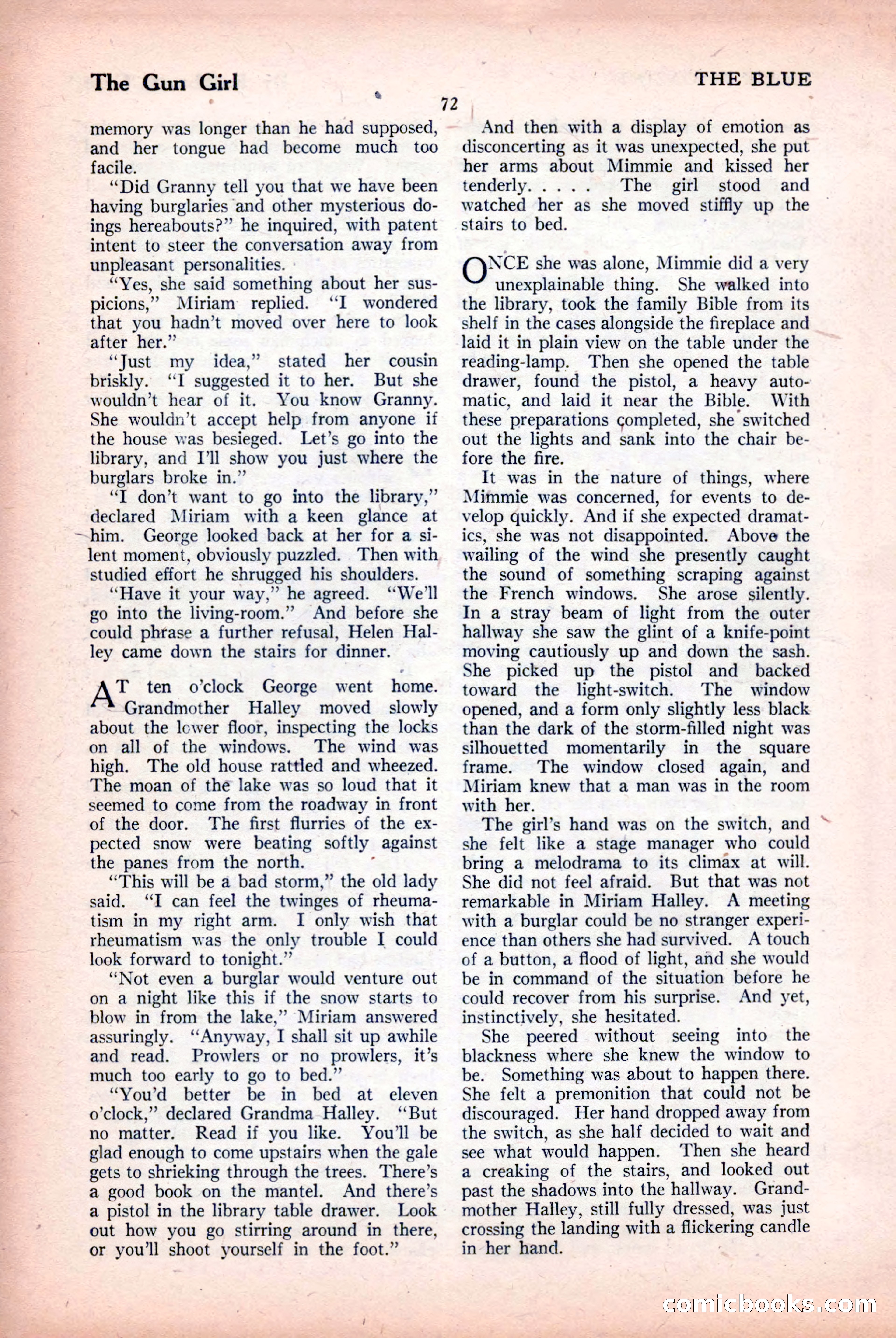 The Blue Book Magazine, April 1926 — page 74 of 208