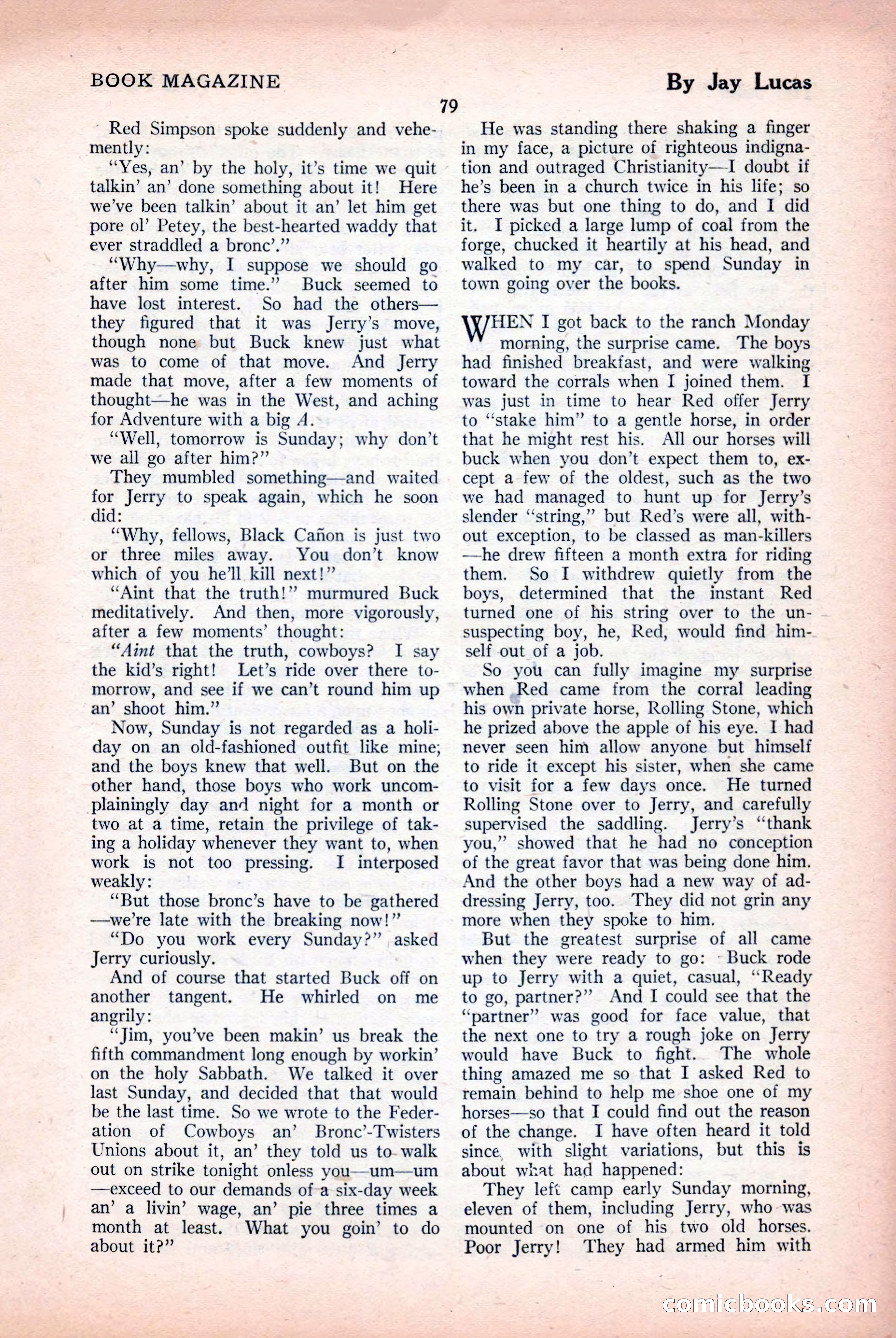 The Blue Book Magazine, April 1926 — page 81 of 208