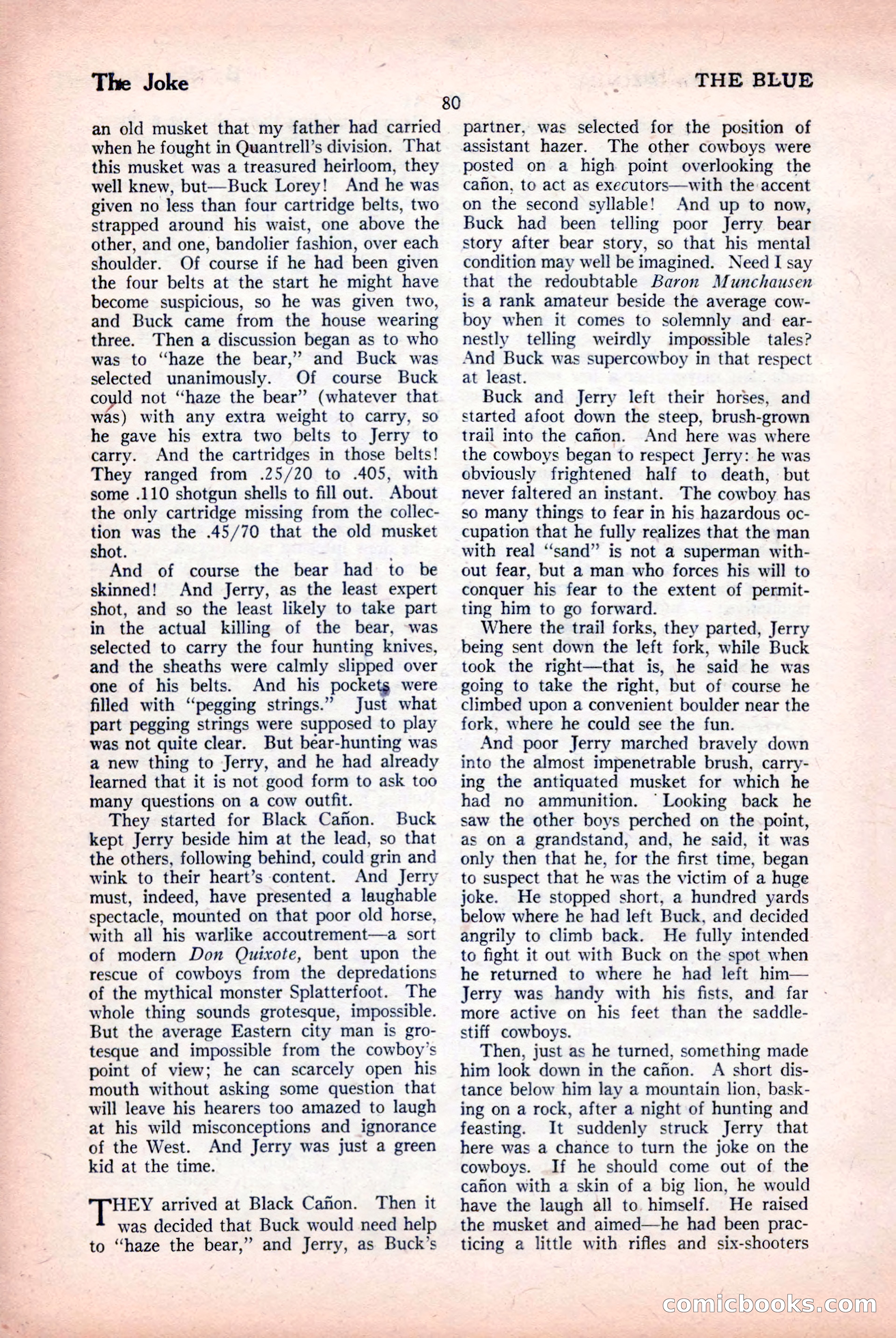 The Blue Book Magazine, April 1926 — page 82 of 208