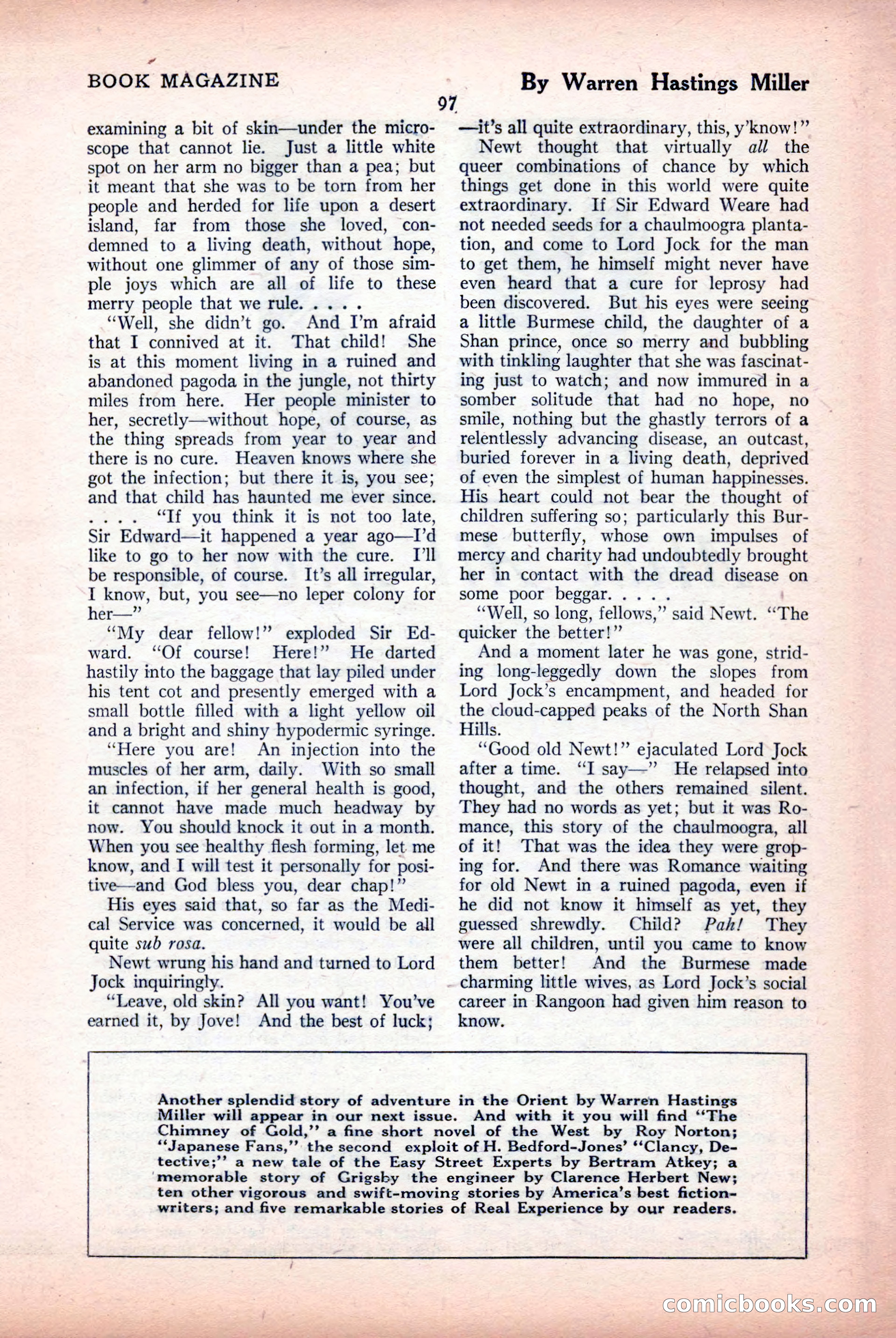 The Blue Book Magazine, April 1926 — page 99 of 208