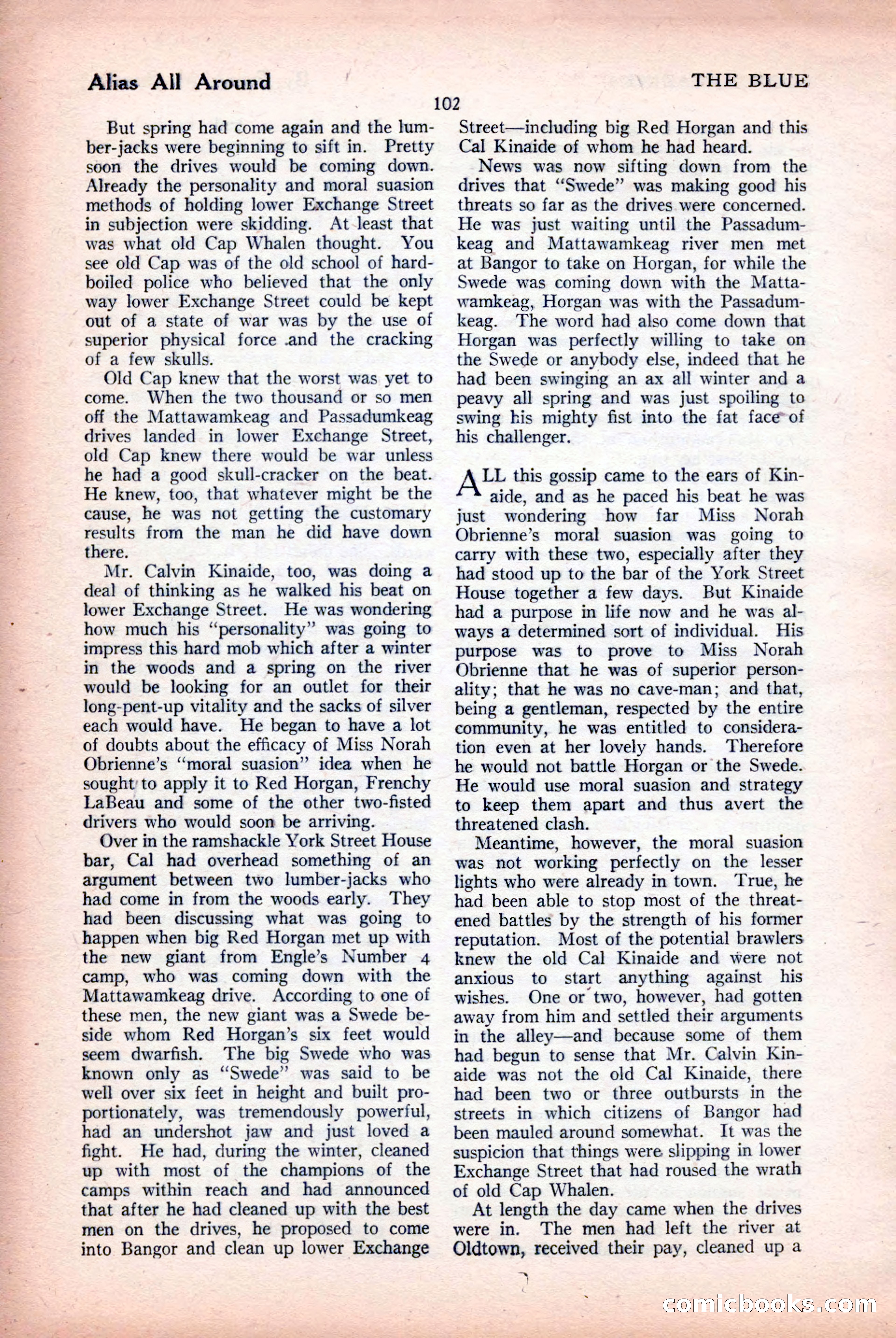 The Blue Book Magazine, April 1926 — page 104 of 208