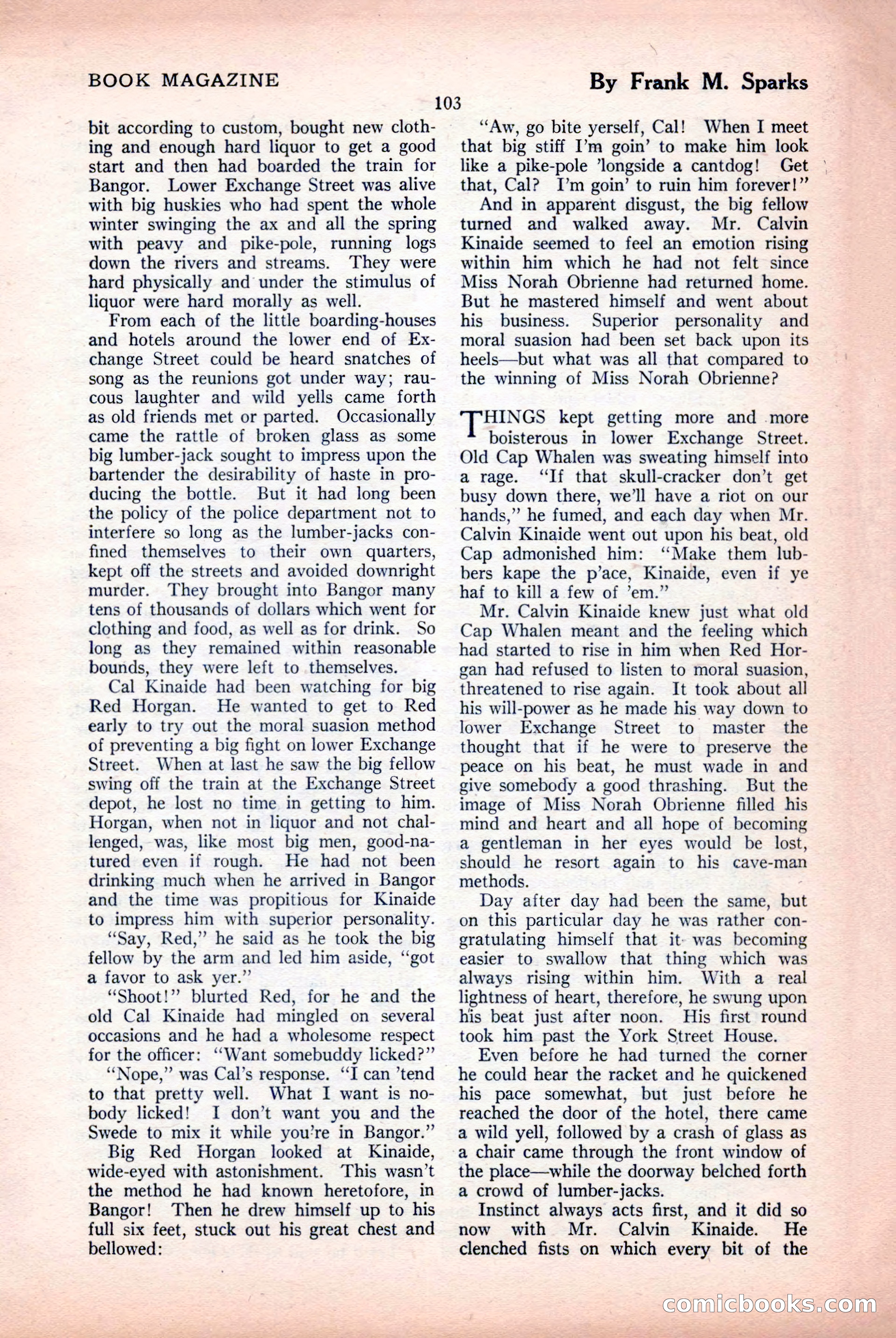 The Blue Book Magazine, April 1926 — page 105 of 208