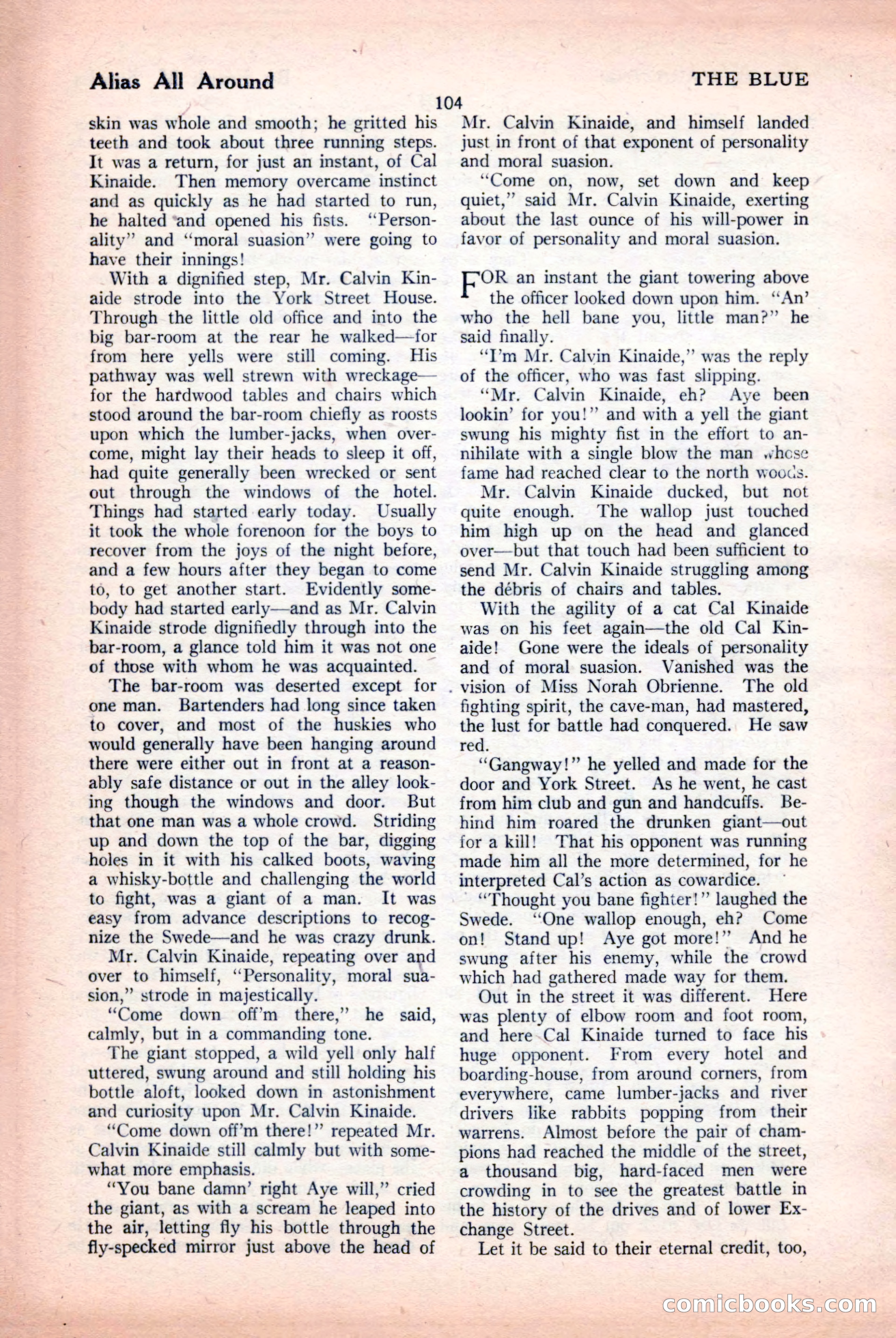 The Blue Book Magazine, April 1926 — page 106 of 208