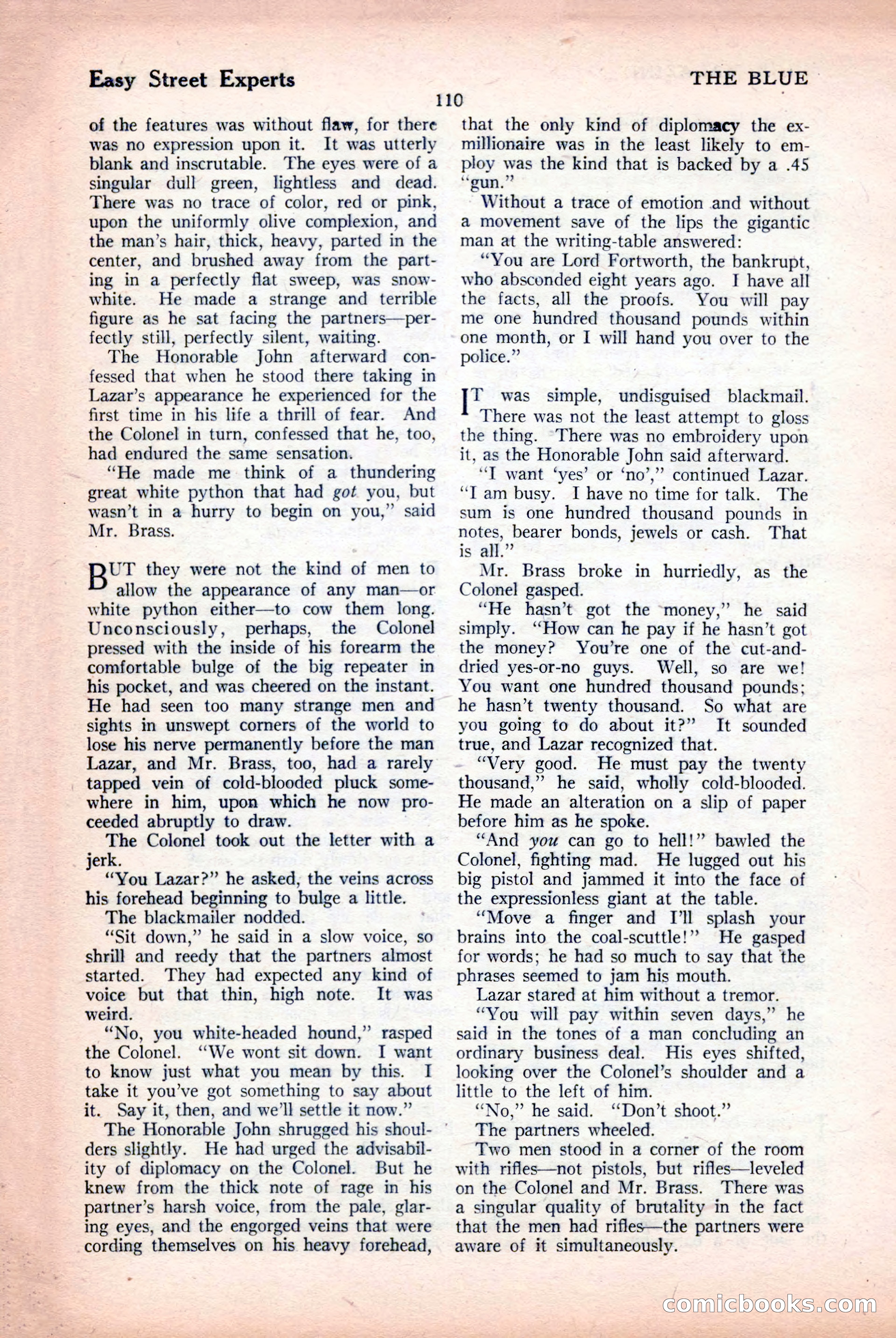 The Blue Book Magazine, April 1926 — page 112 of 208