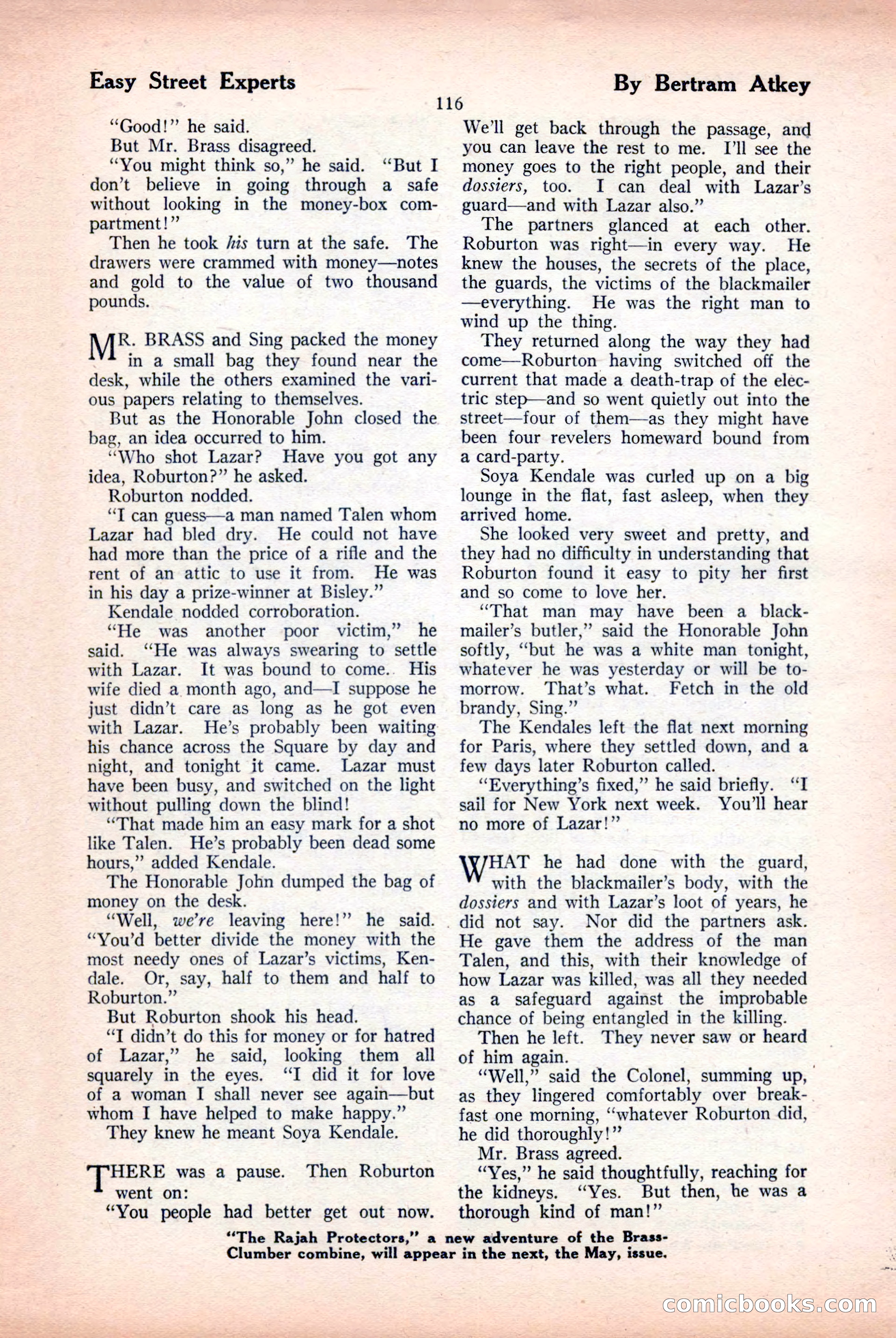 The Blue Book Magazine, April 1926 — page 118 of 208