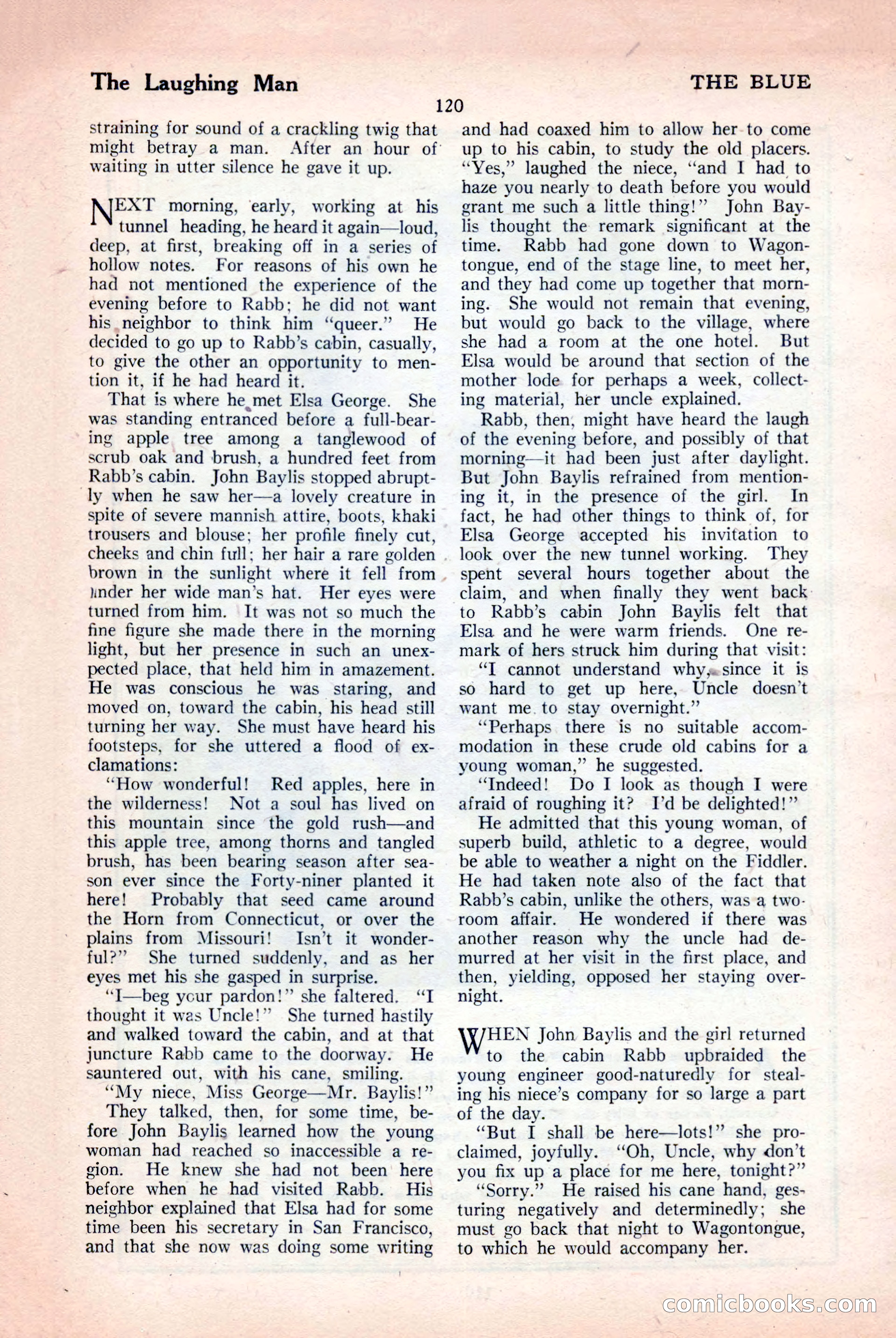 The Blue Book Magazine, April 1926 — page 122 of 208