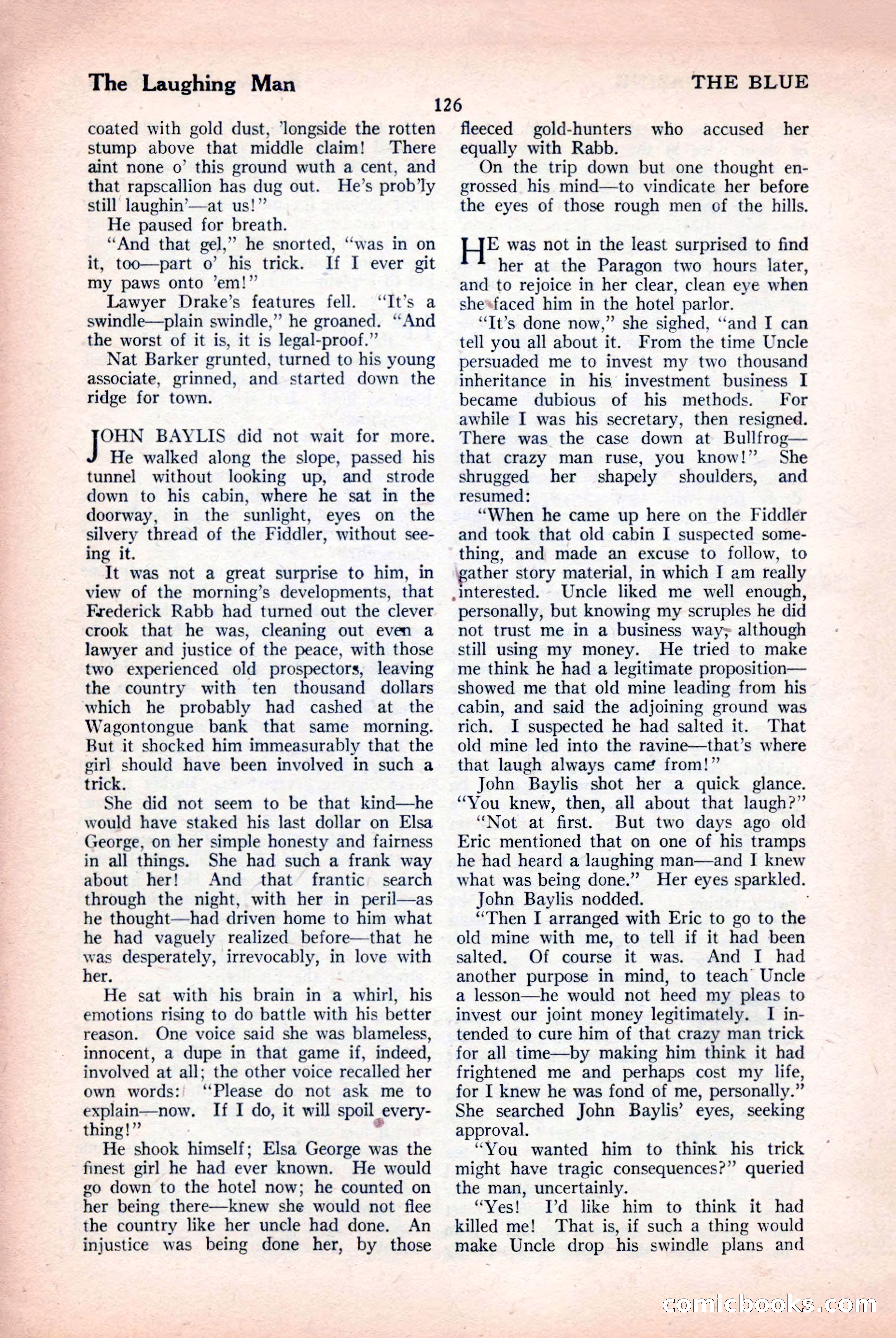 The Blue Book Magazine, April 1926 — page 128 of 208
