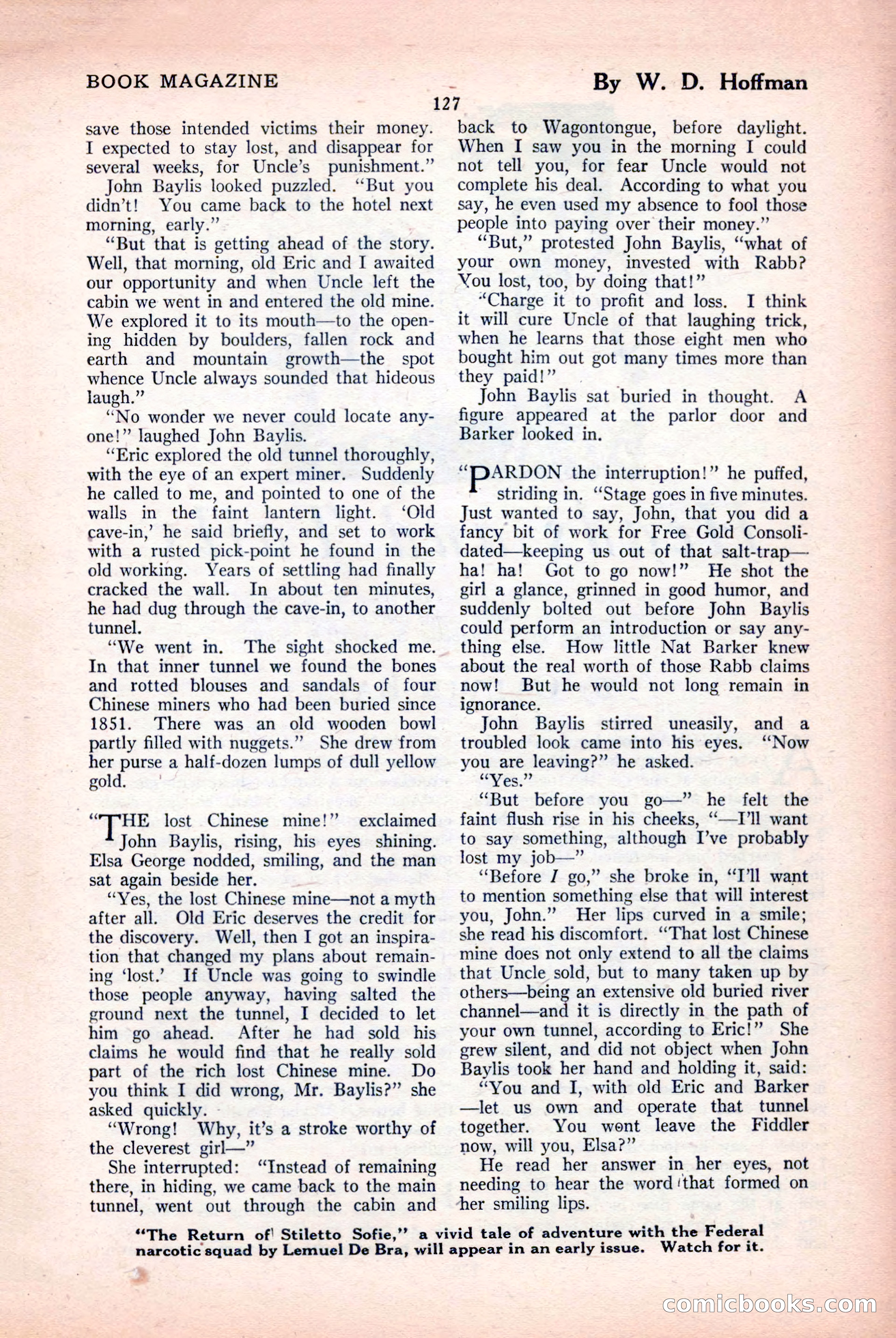 The Blue Book Magazine, April 1926 — page 129 of 208
