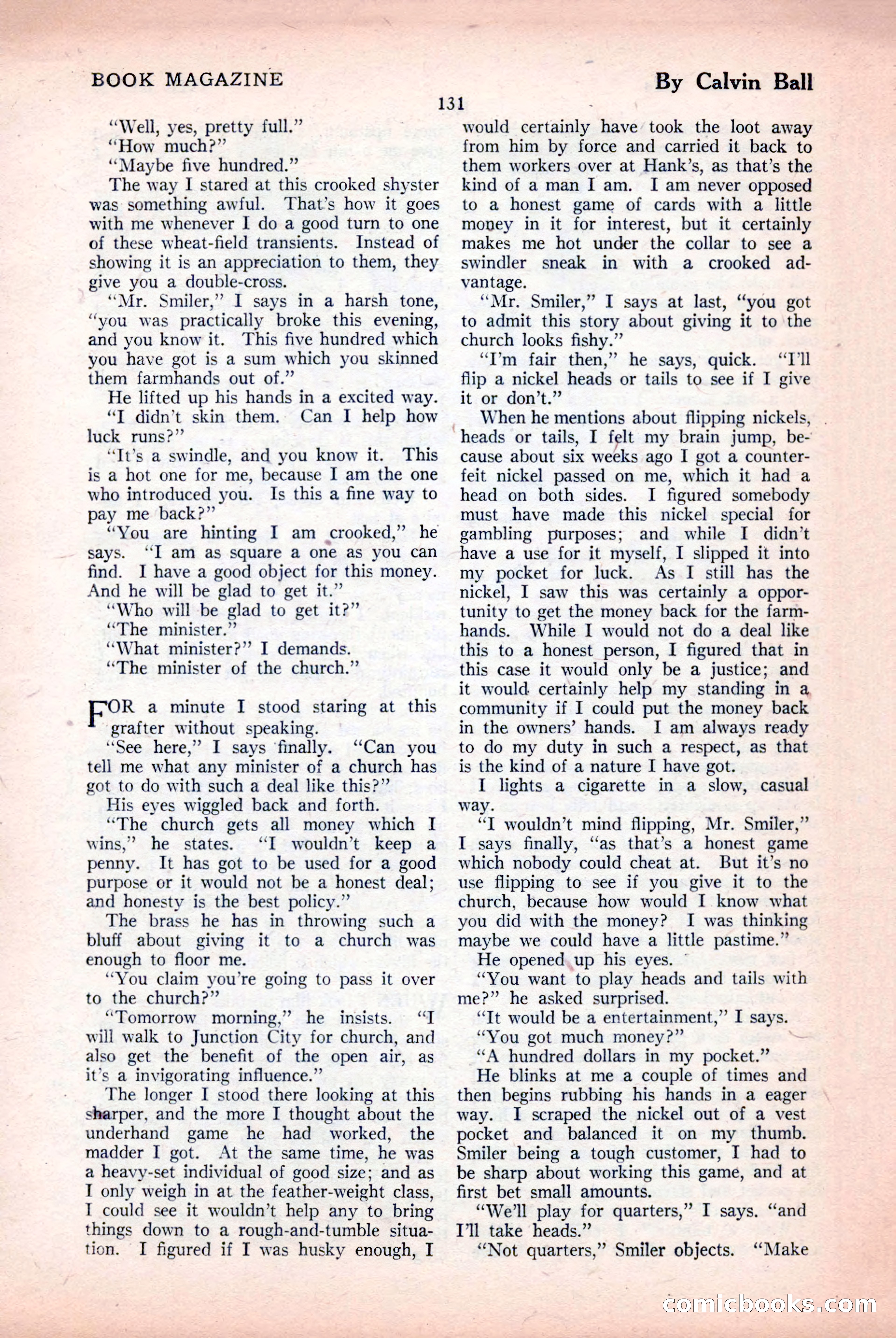The Blue Book Magazine, April 1926 — page 133 of 208