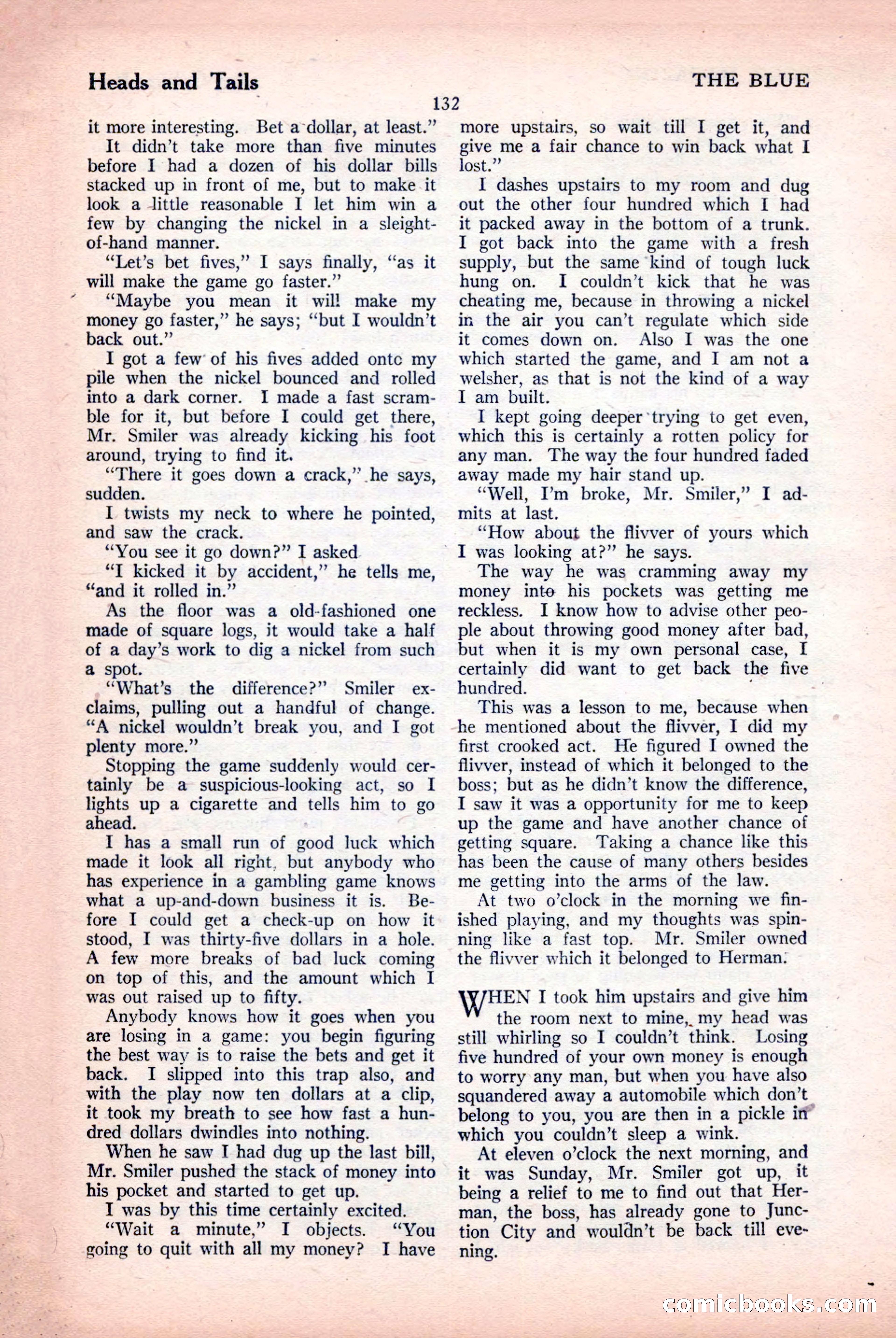 The Blue Book Magazine, April 1926 — page 134 of 208