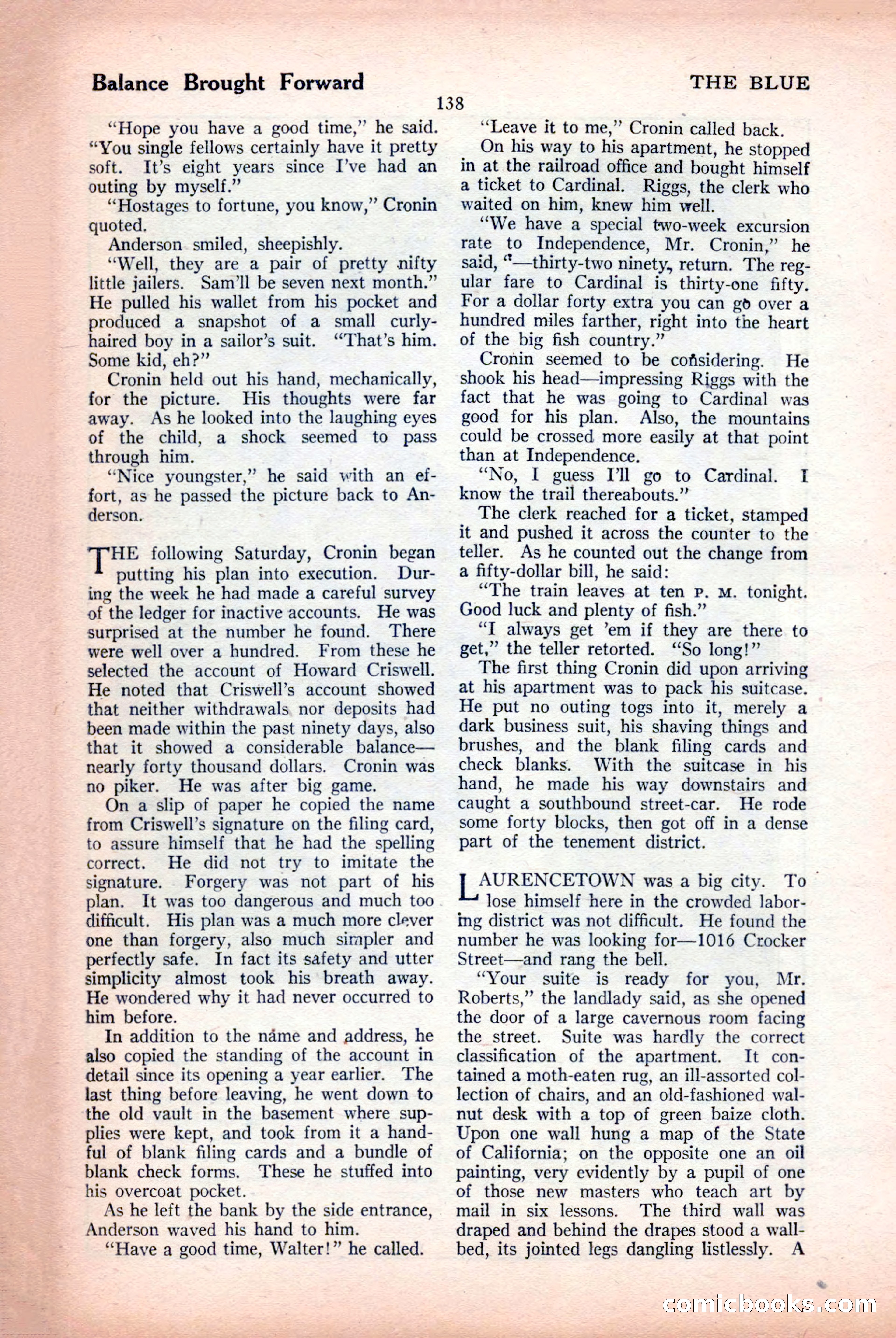 The Blue Book Magazine, April 1926 — page 140 of 208