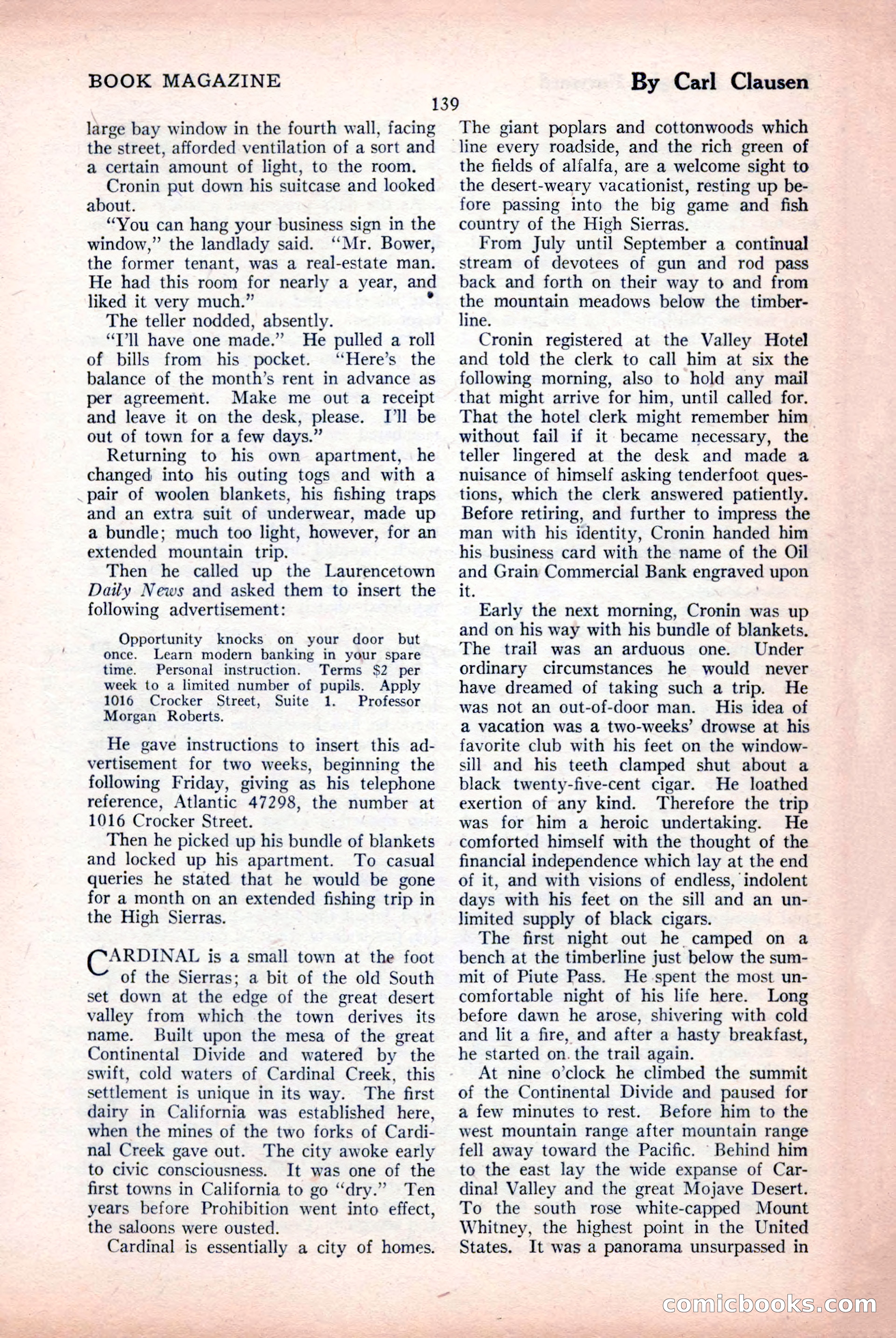 The Blue Book Magazine, April 1926 — page 141 of 208