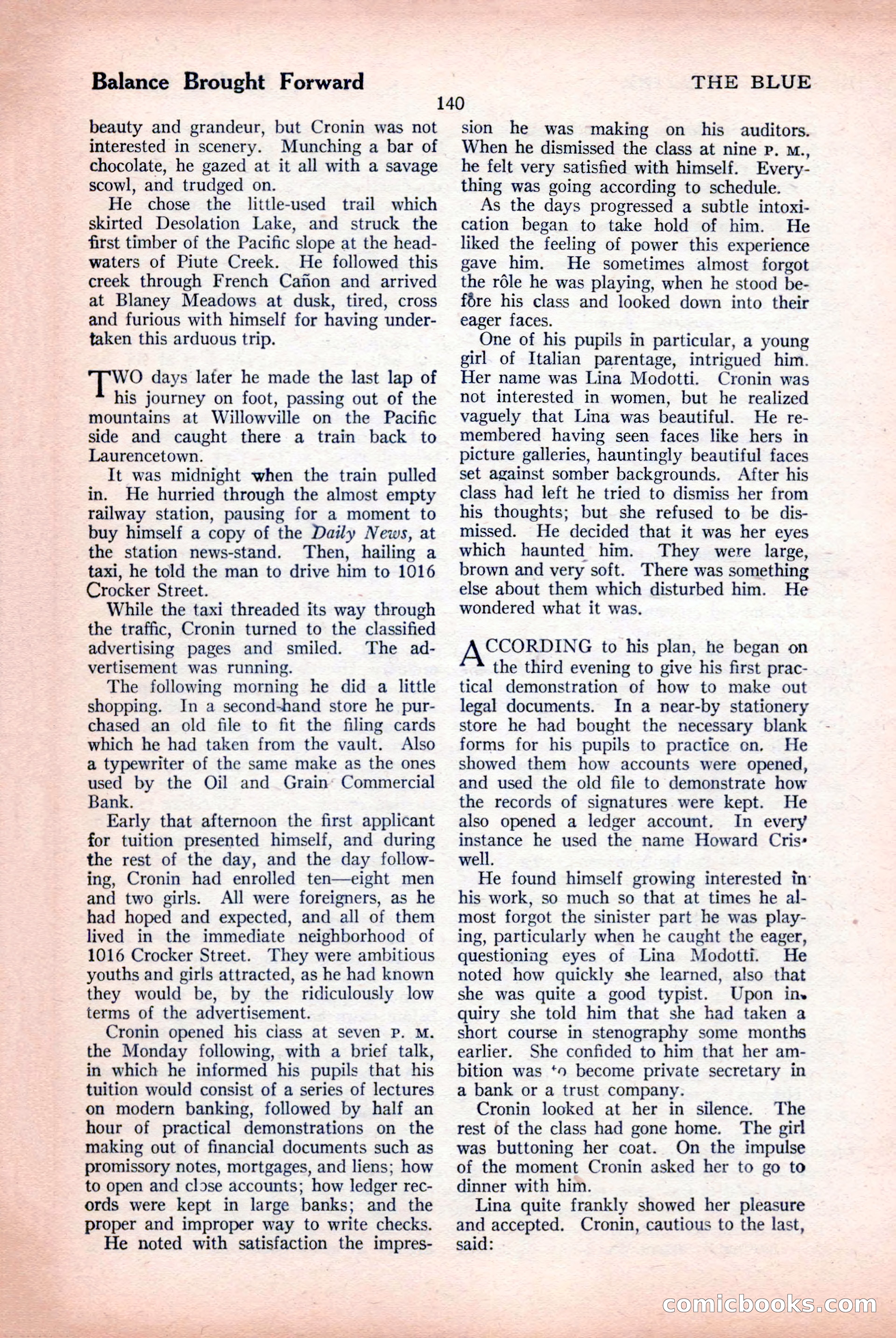 The Blue Book Magazine, April 1926 — page 142 of 208