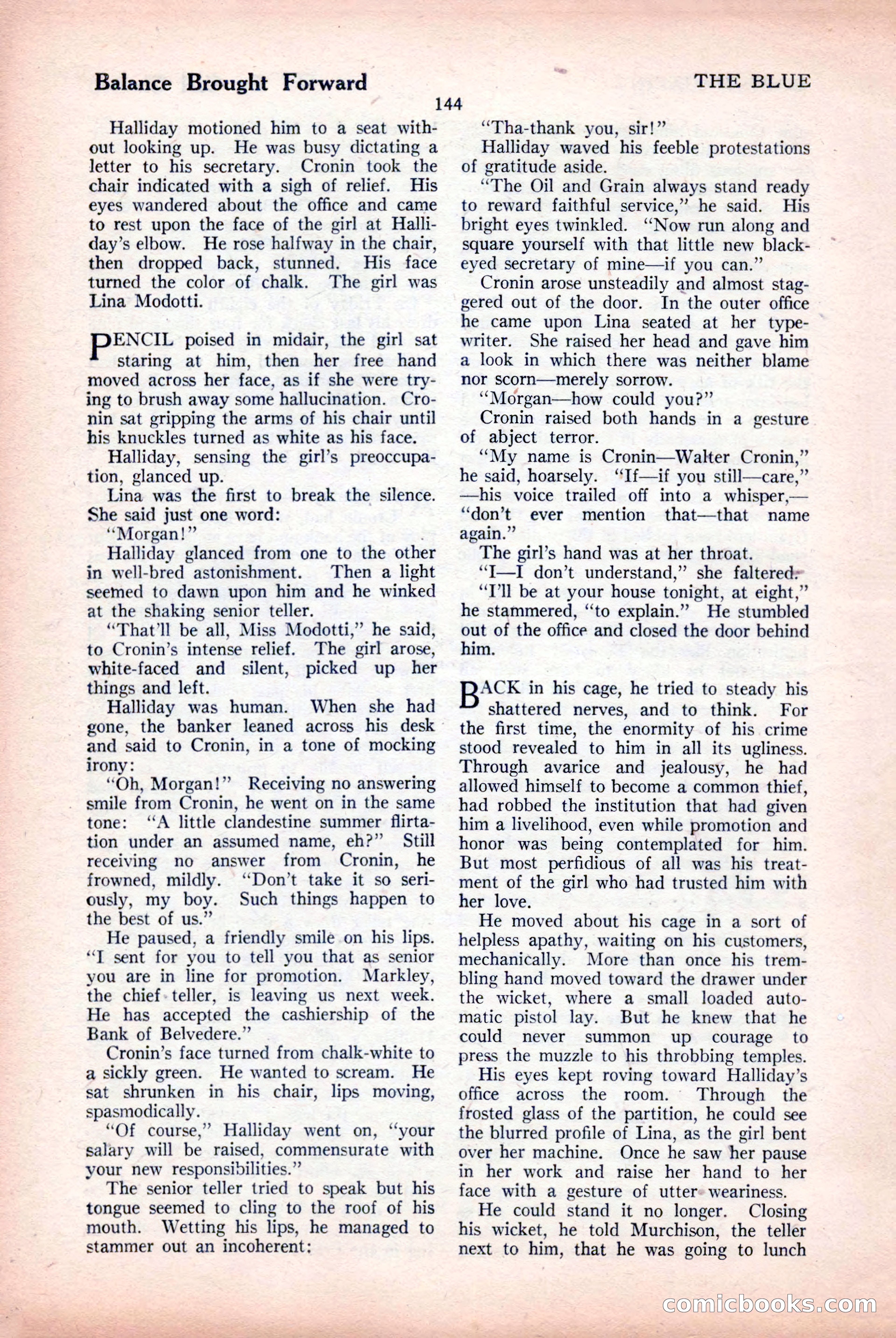 The Blue Book Magazine, April 1926 — page 146 of 208