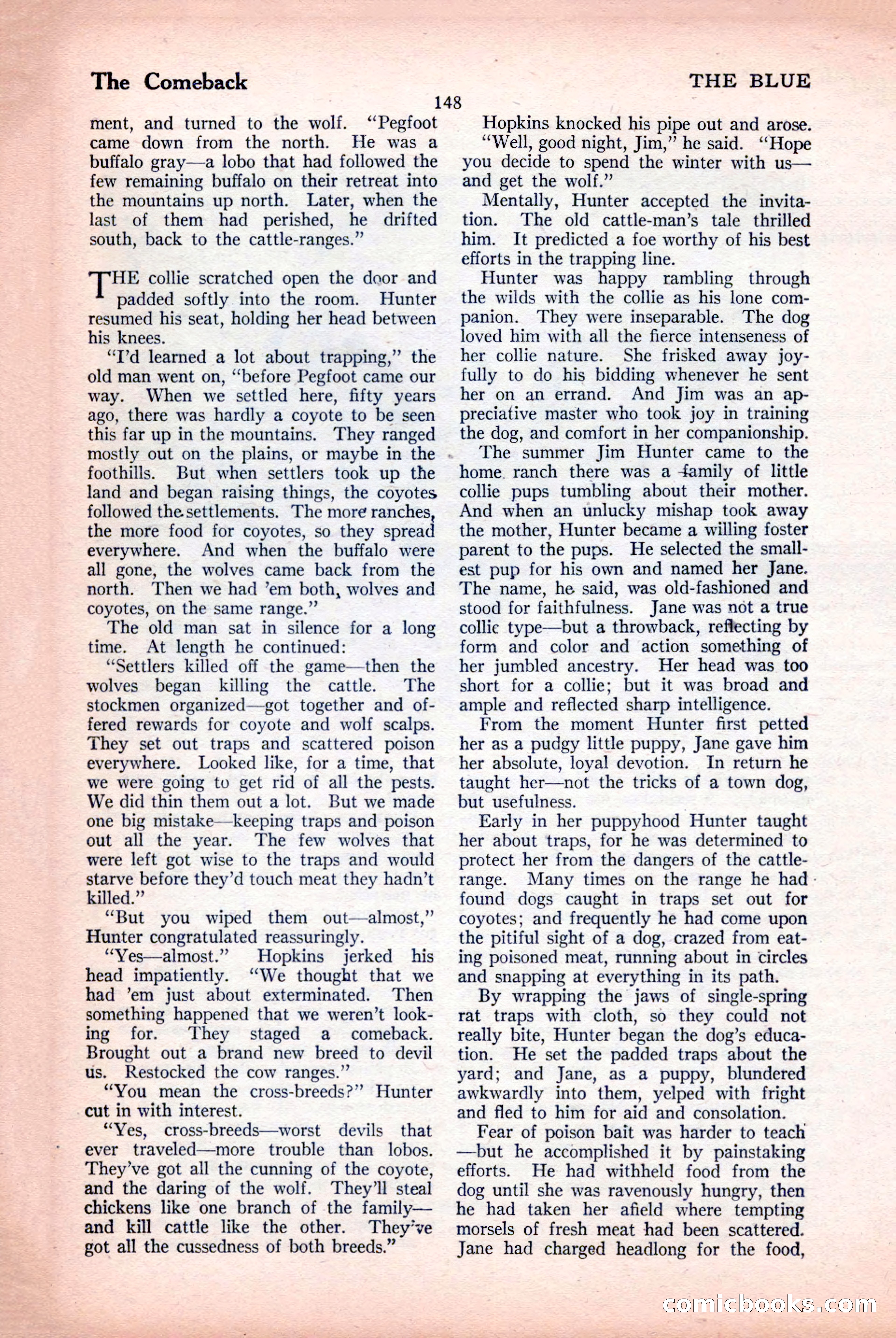 The Blue Book Magazine, April 1926 — page 150 of 208