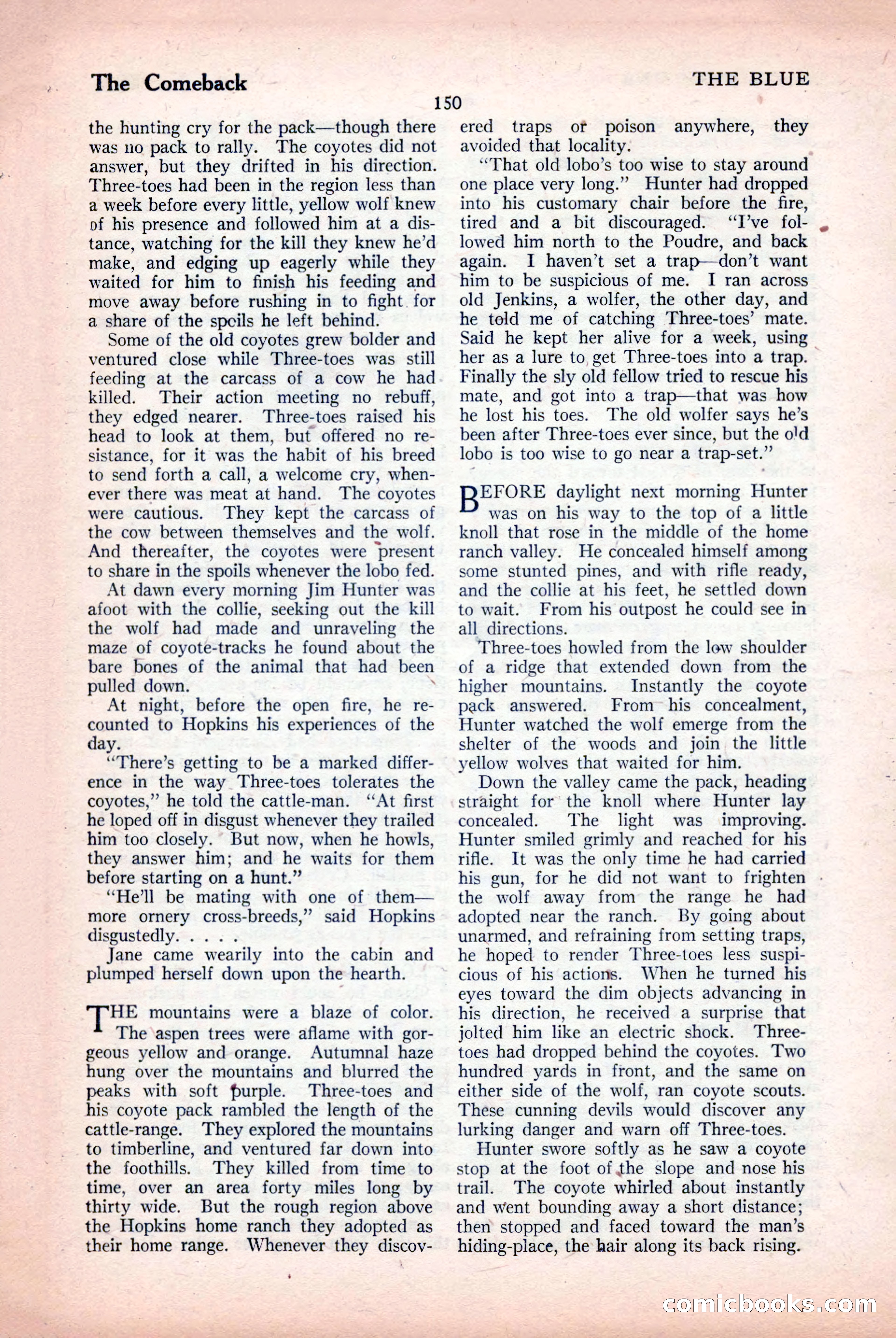 The Blue Book Magazine, April 1926 — page 152 of 208