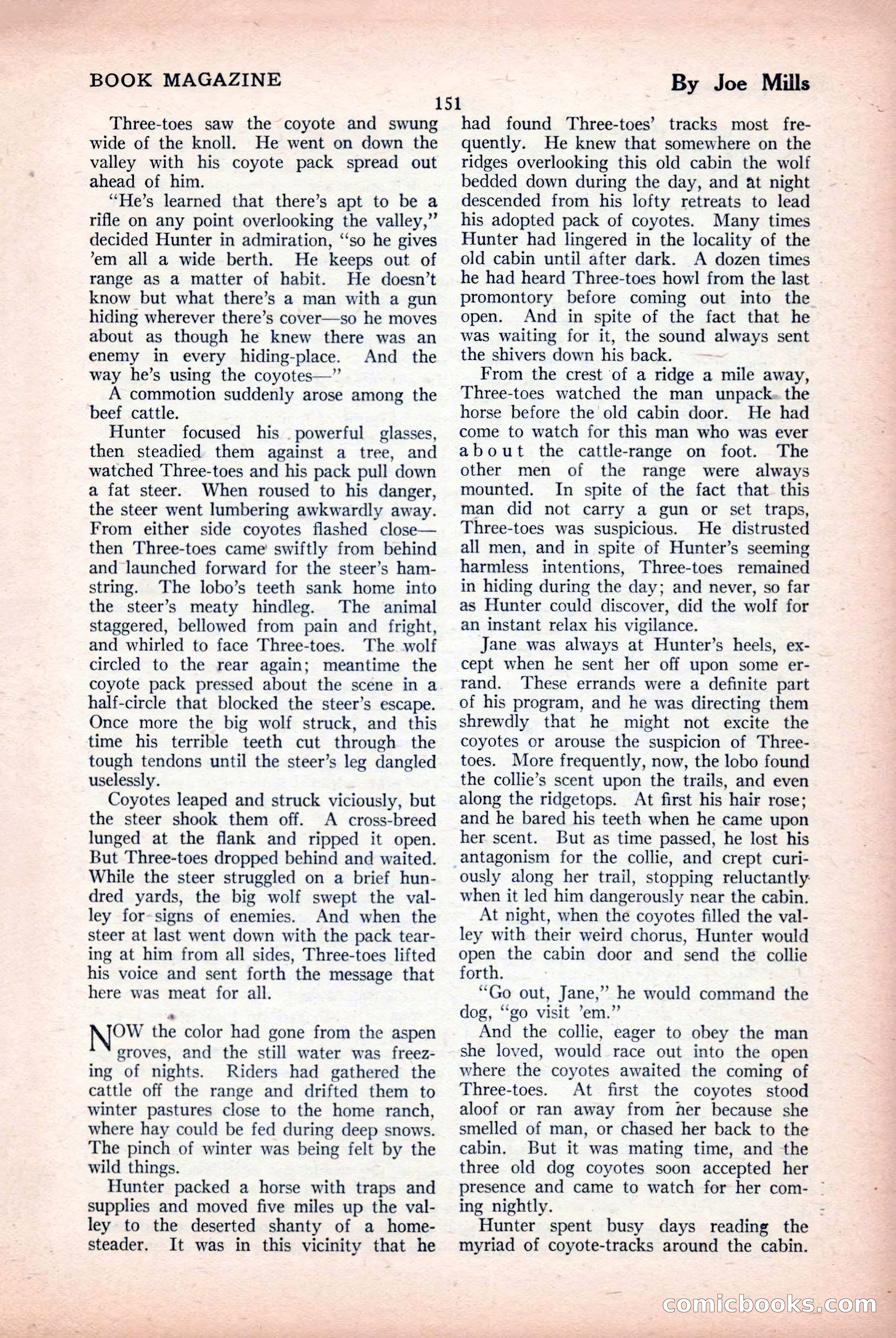The Blue Book Magazine, April 1926 — page 153 of 208