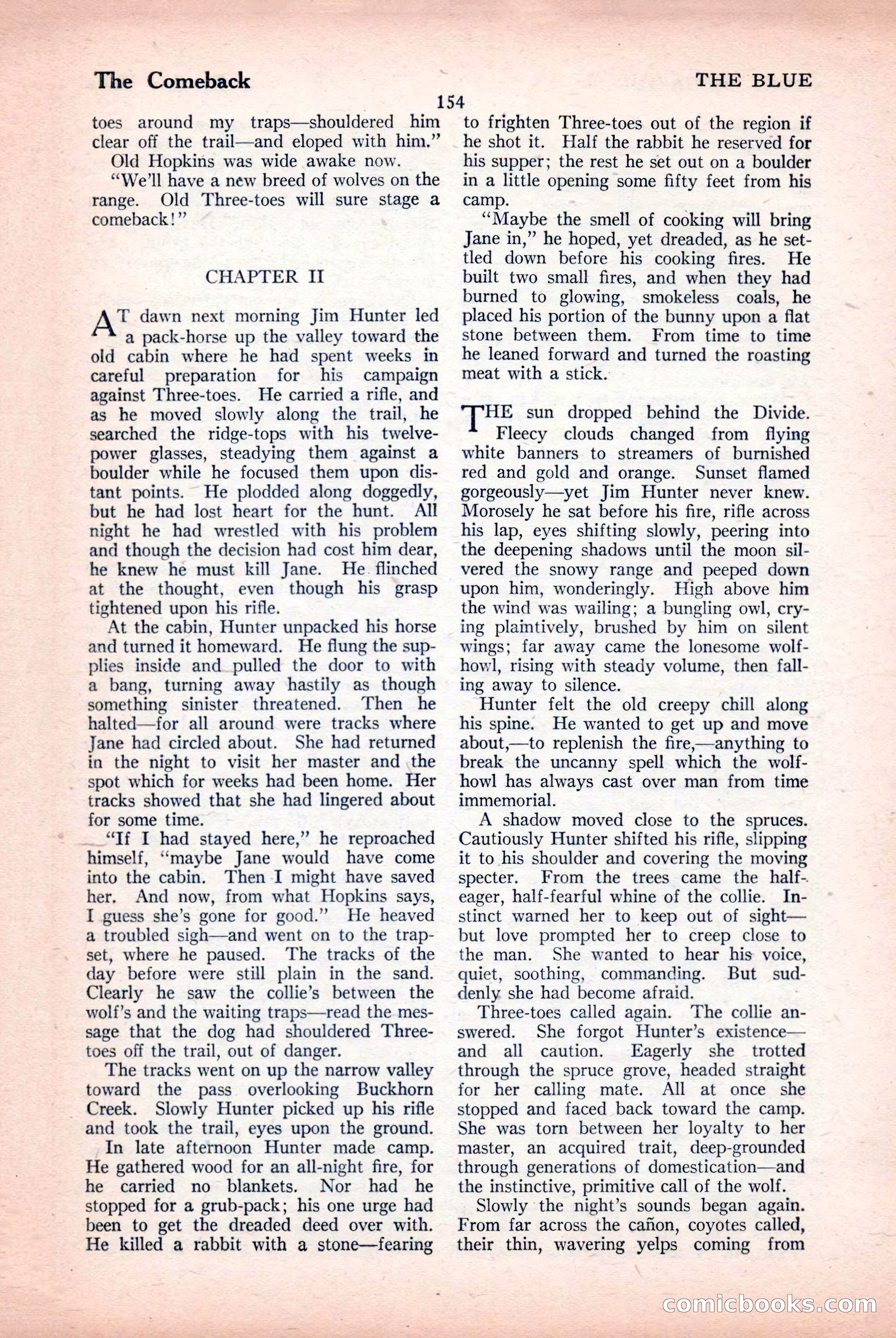 The Blue Book Magazine, April 1926 — page 156 of 208