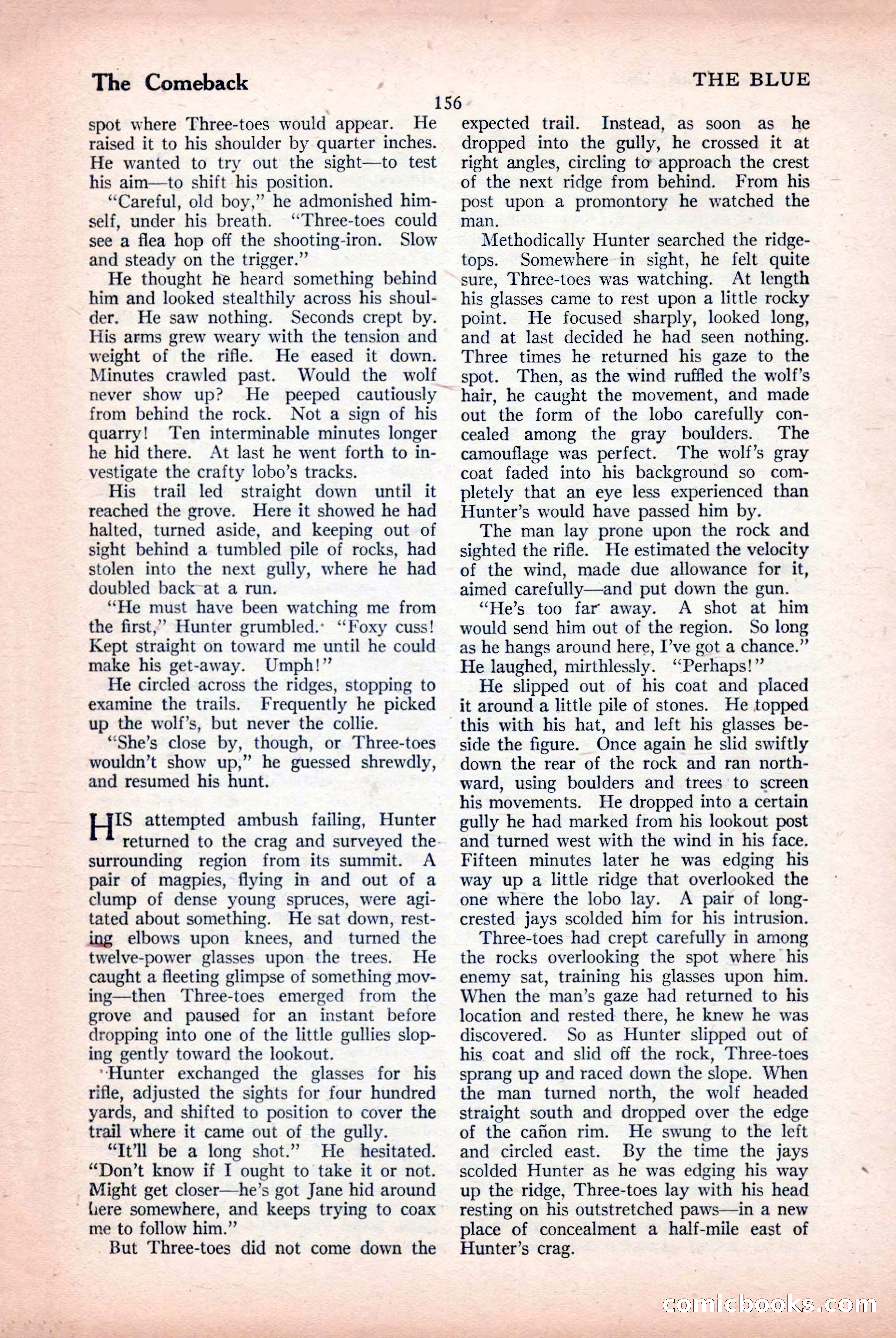 The Blue Book Magazine, April 1926 — page 158 of 208