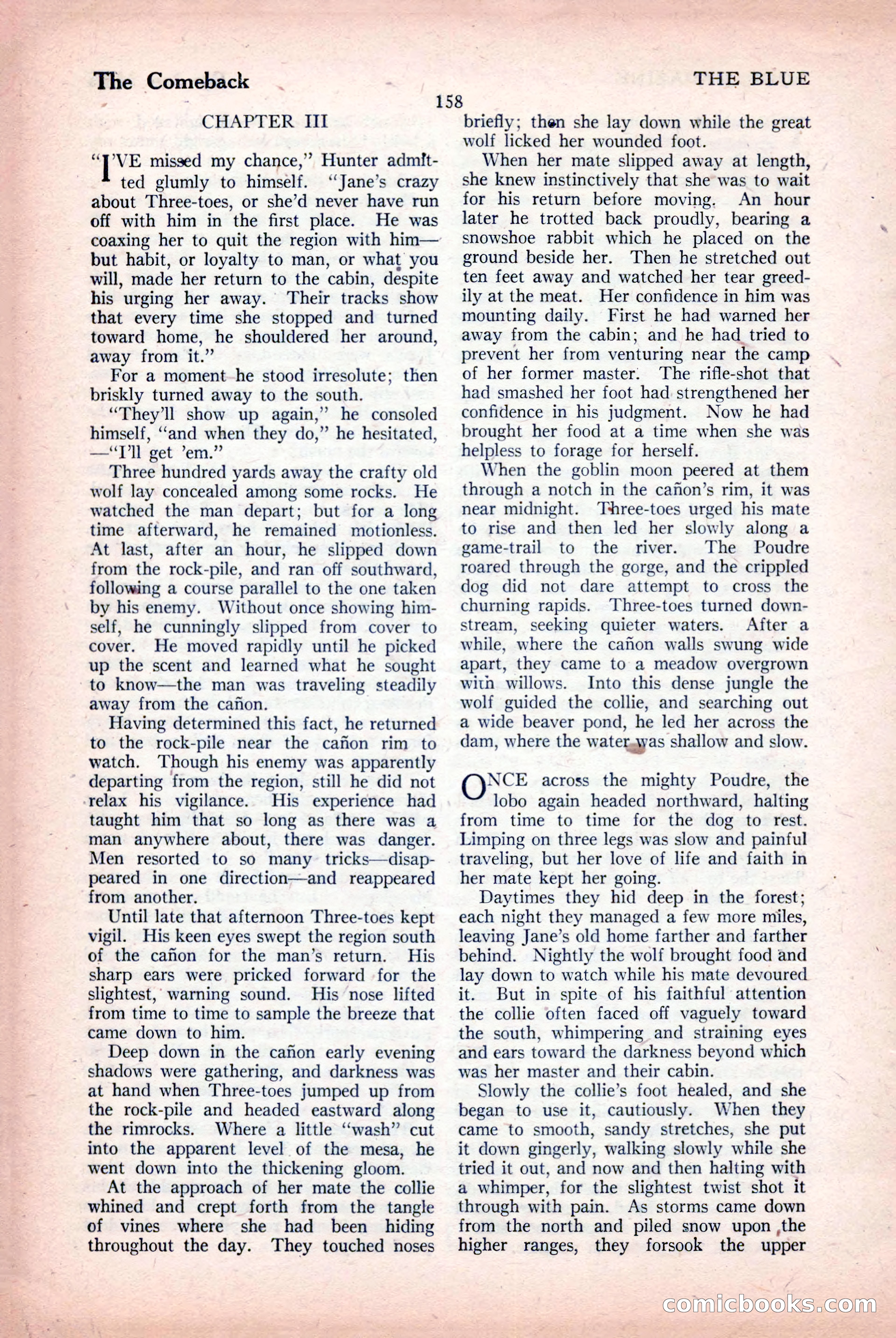 The Blue Book Magazine, April 1926 — page 160 of 208