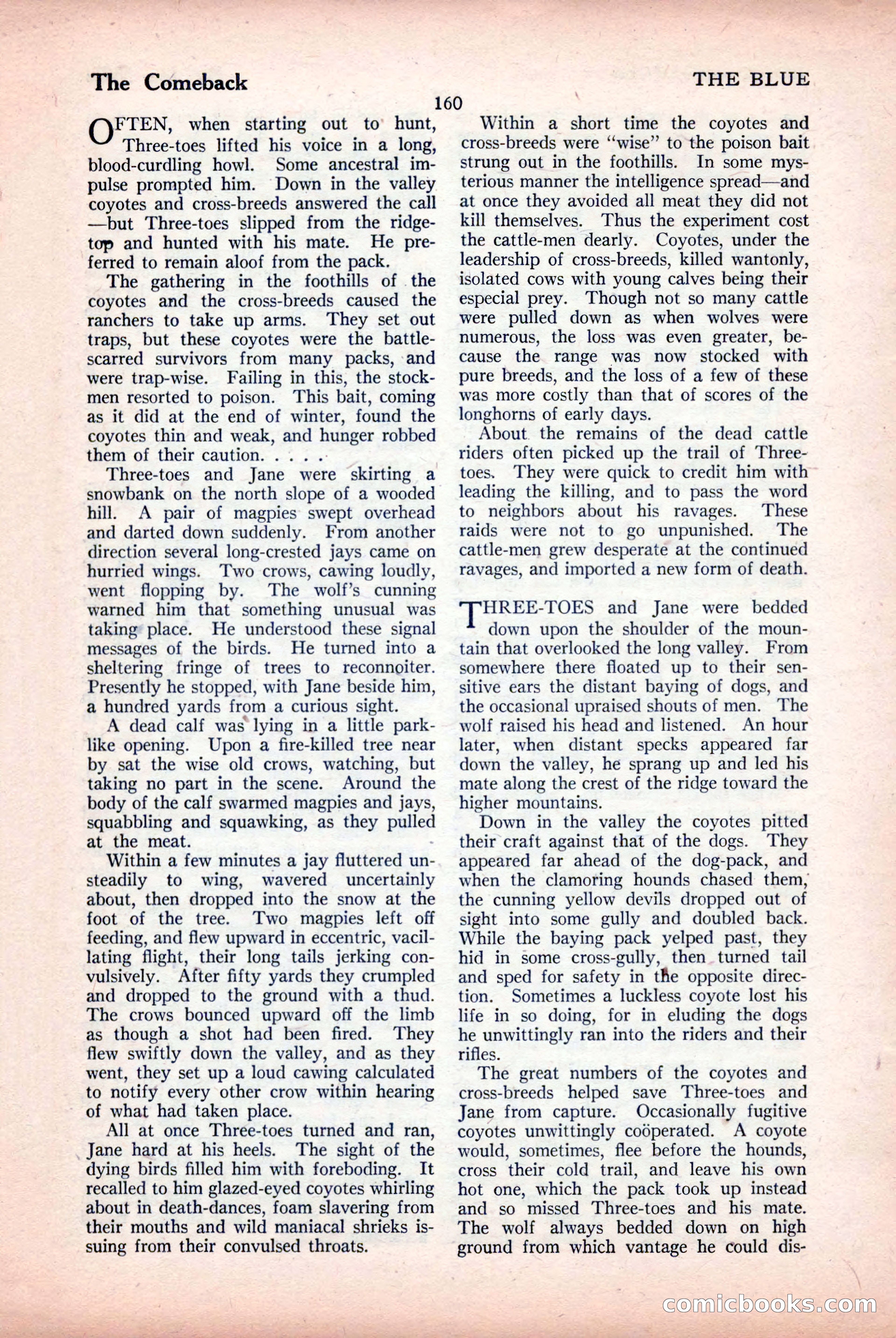 The Blue Book Magazine, April 1926 — page 162 of 208