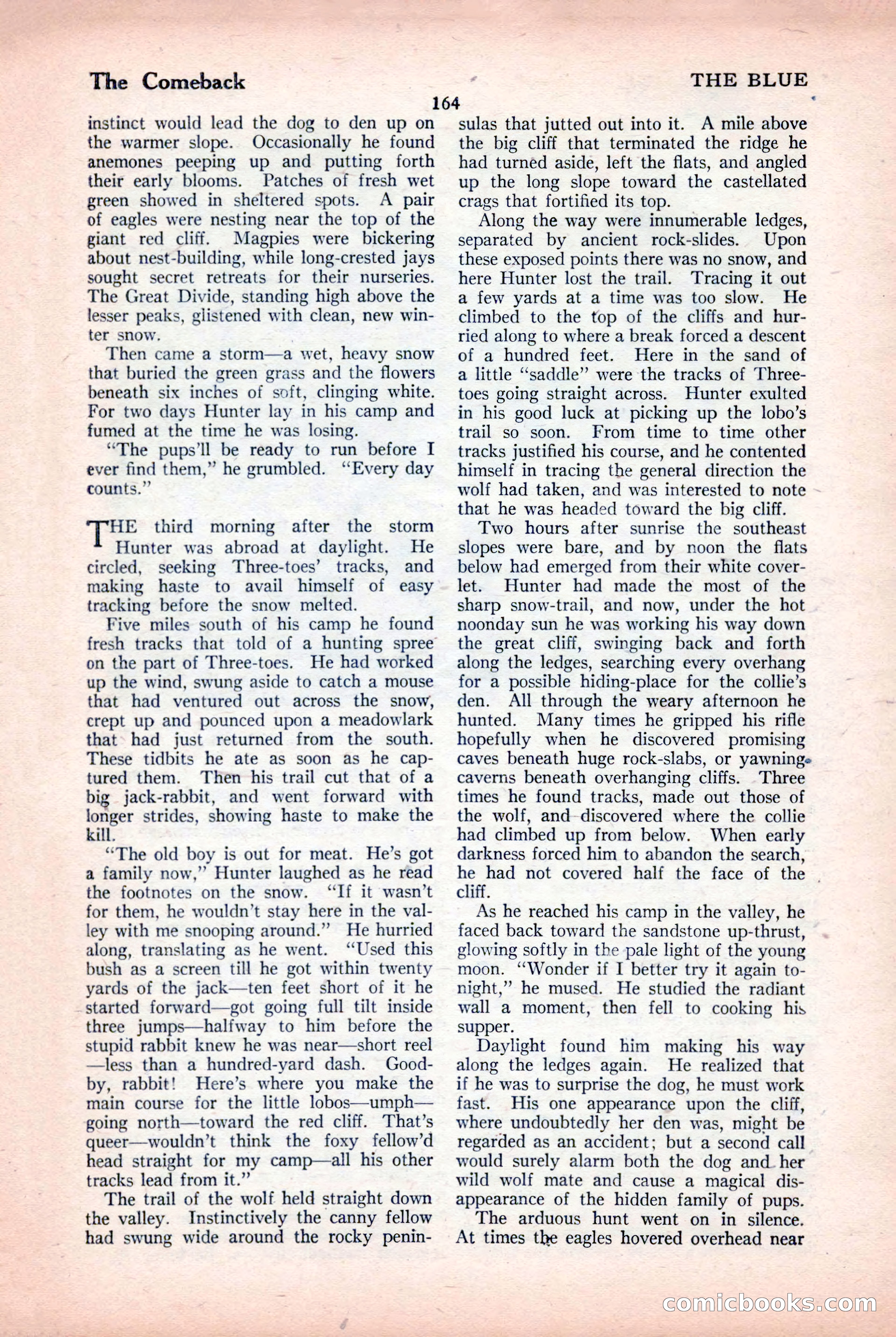 The Blue Book Magazine, April 1926 — page 166 of 208