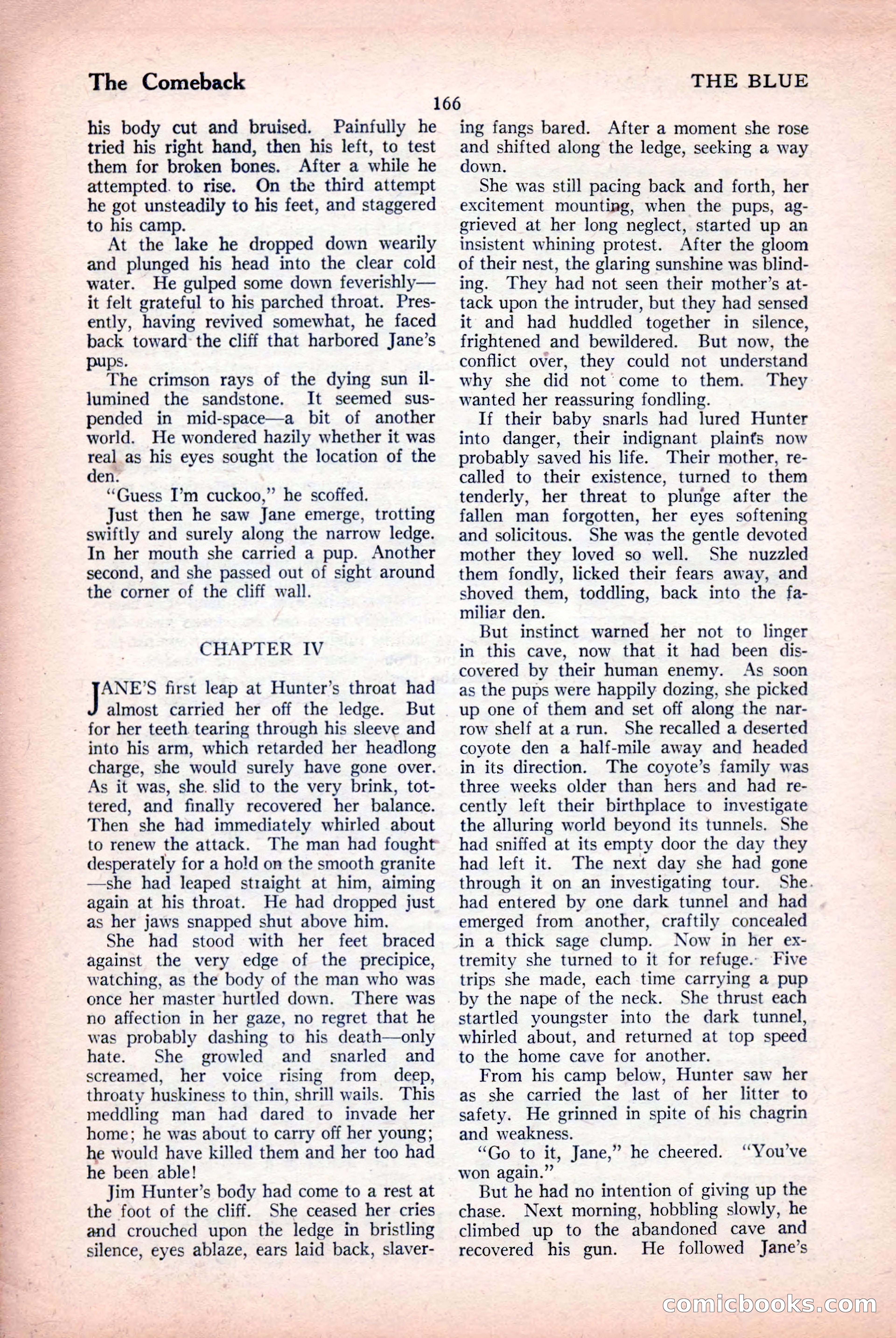 The Blue Book Magazine, April 1926 — page 168 of 208
