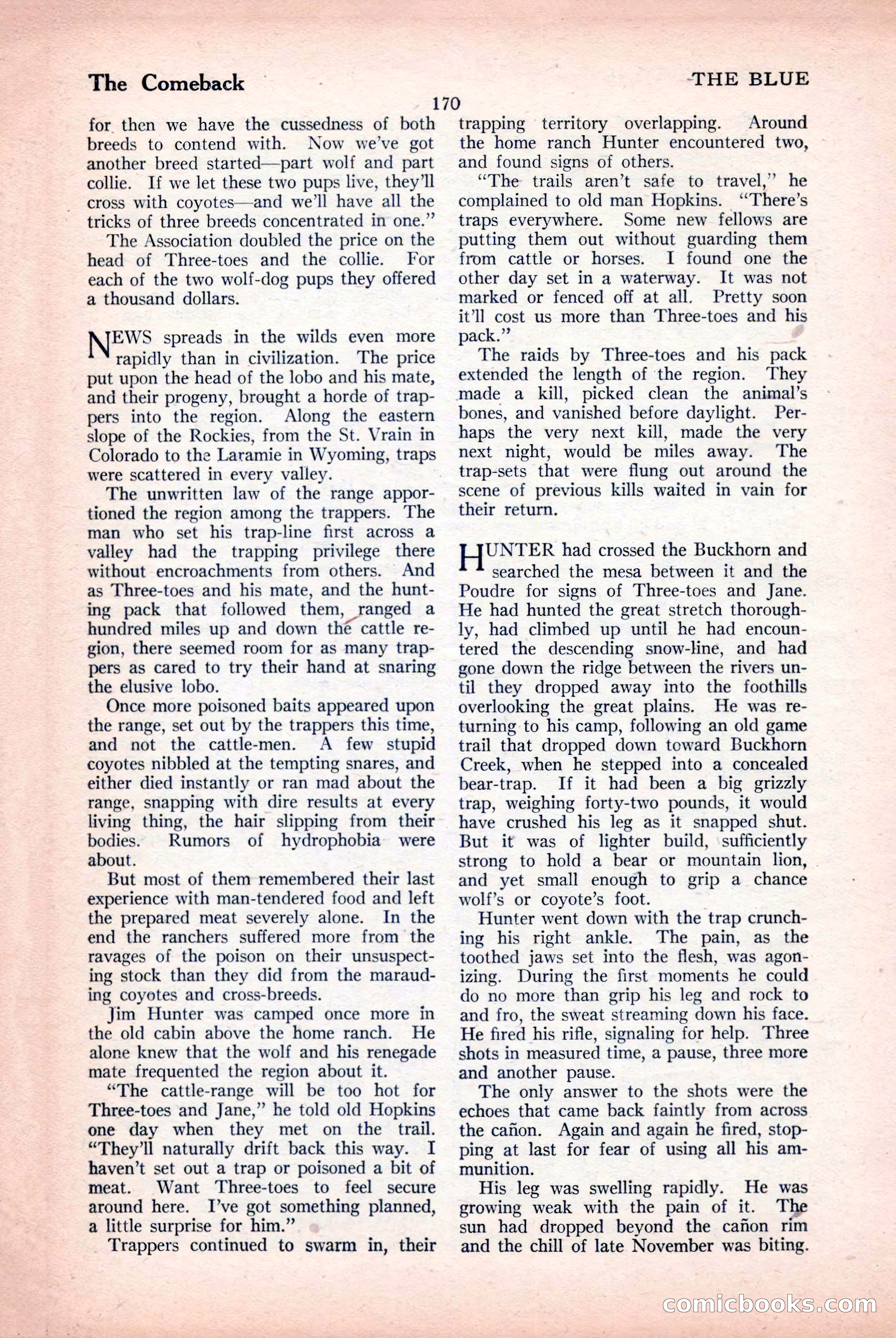 The Blue Book Magazine, April 1926 — page 172 of 208
